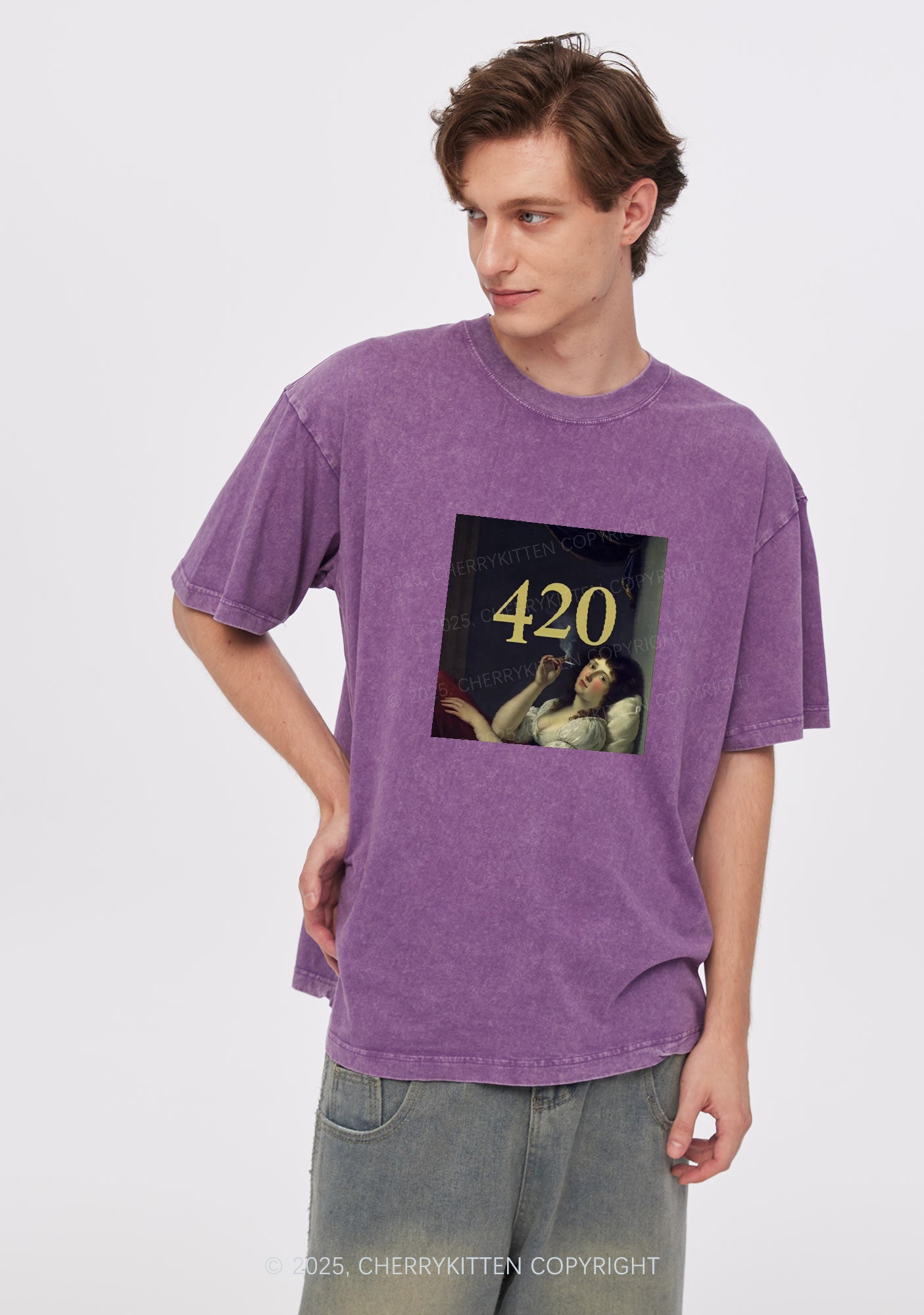 Four Twenty Y2K Washed Tee Cherrykitten