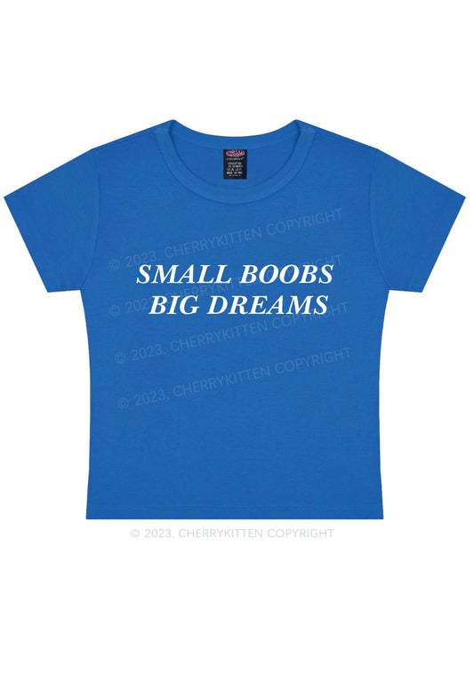 Small But Big Dreams Y2k Baby Tee