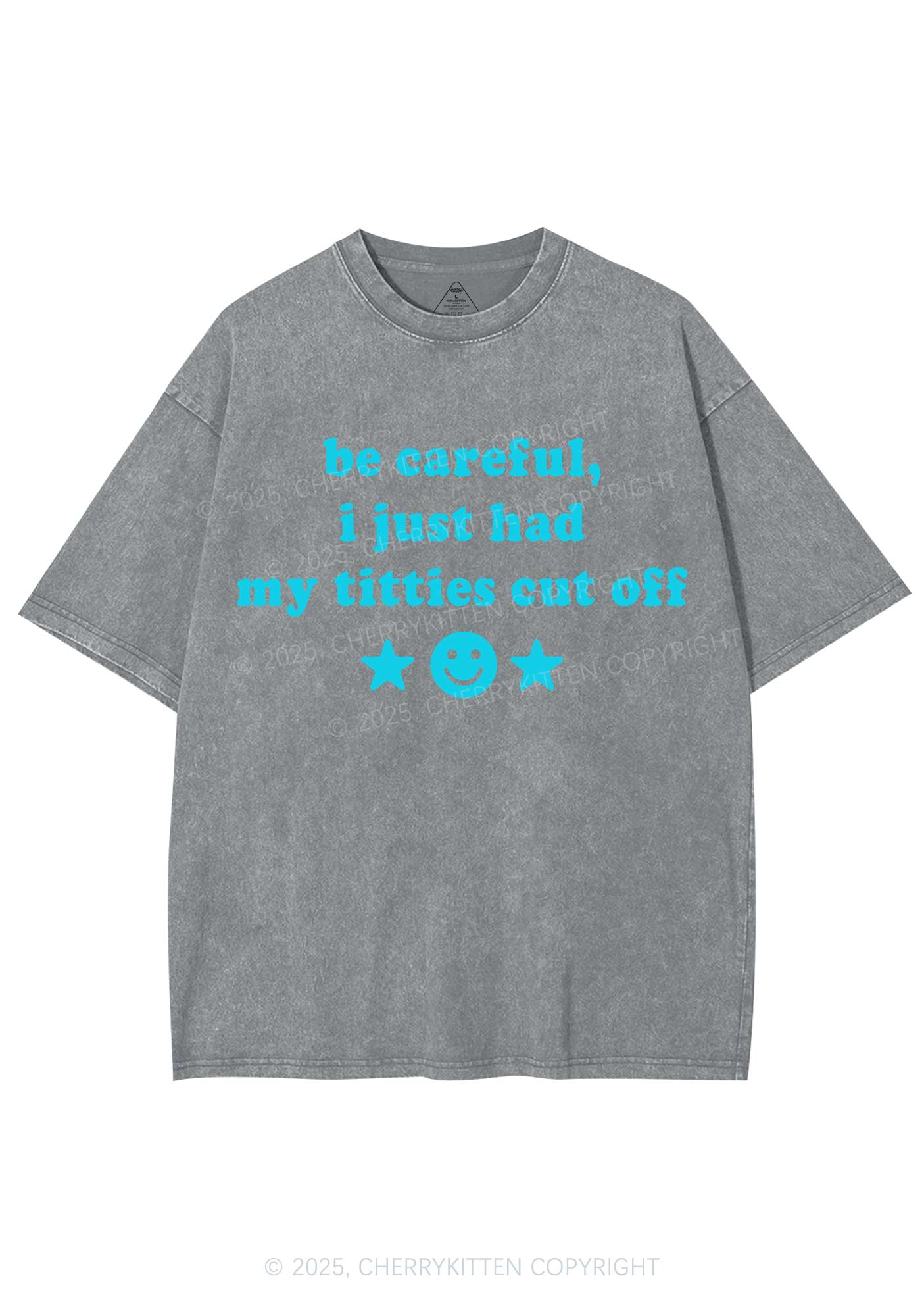 Just Had Txtties Cut Off Pride Y2K Shirts Washed Tee Cherrykitten