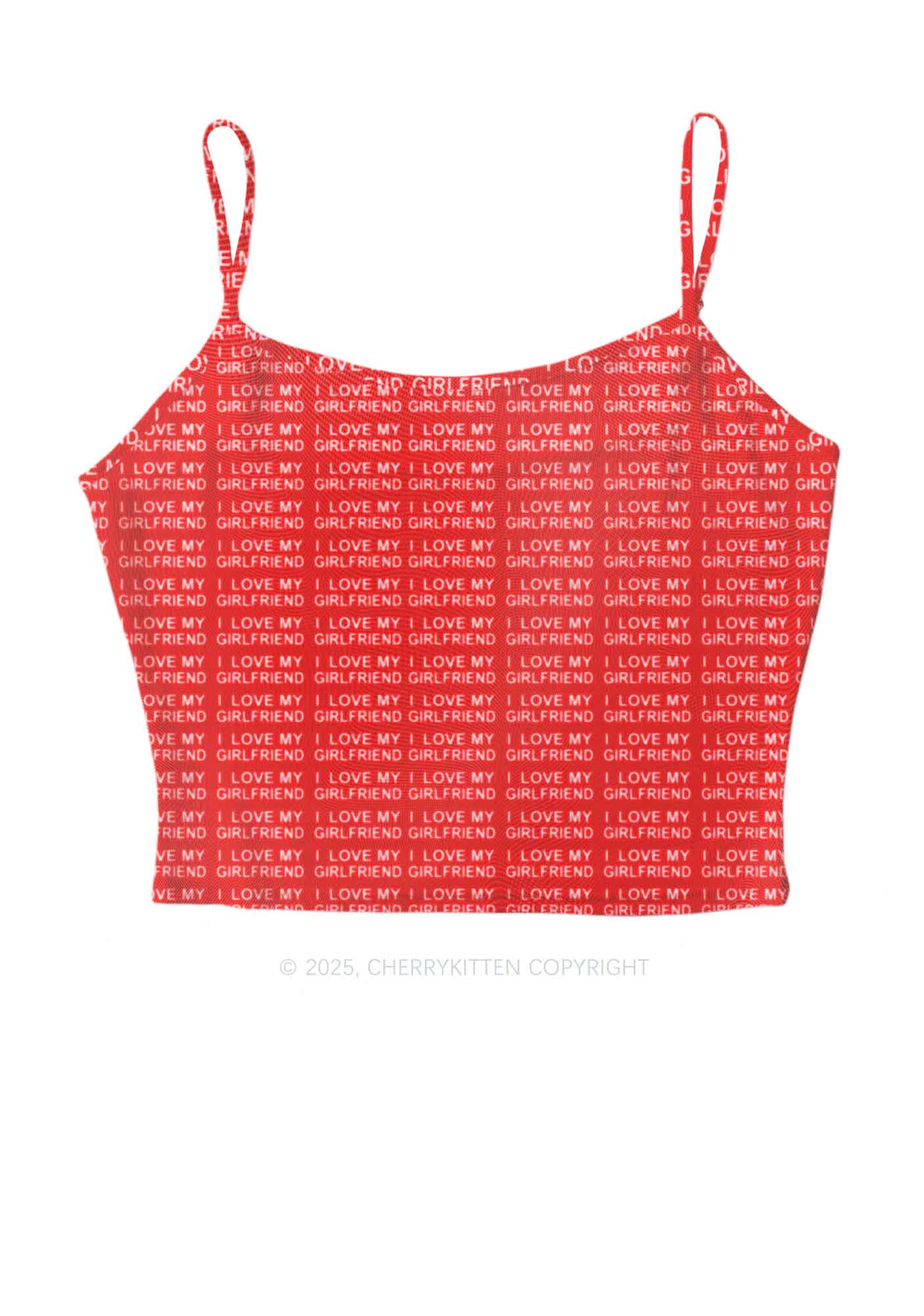 I Love My Girlfriend Y2K Mesh Cami Tank Cherrykitten