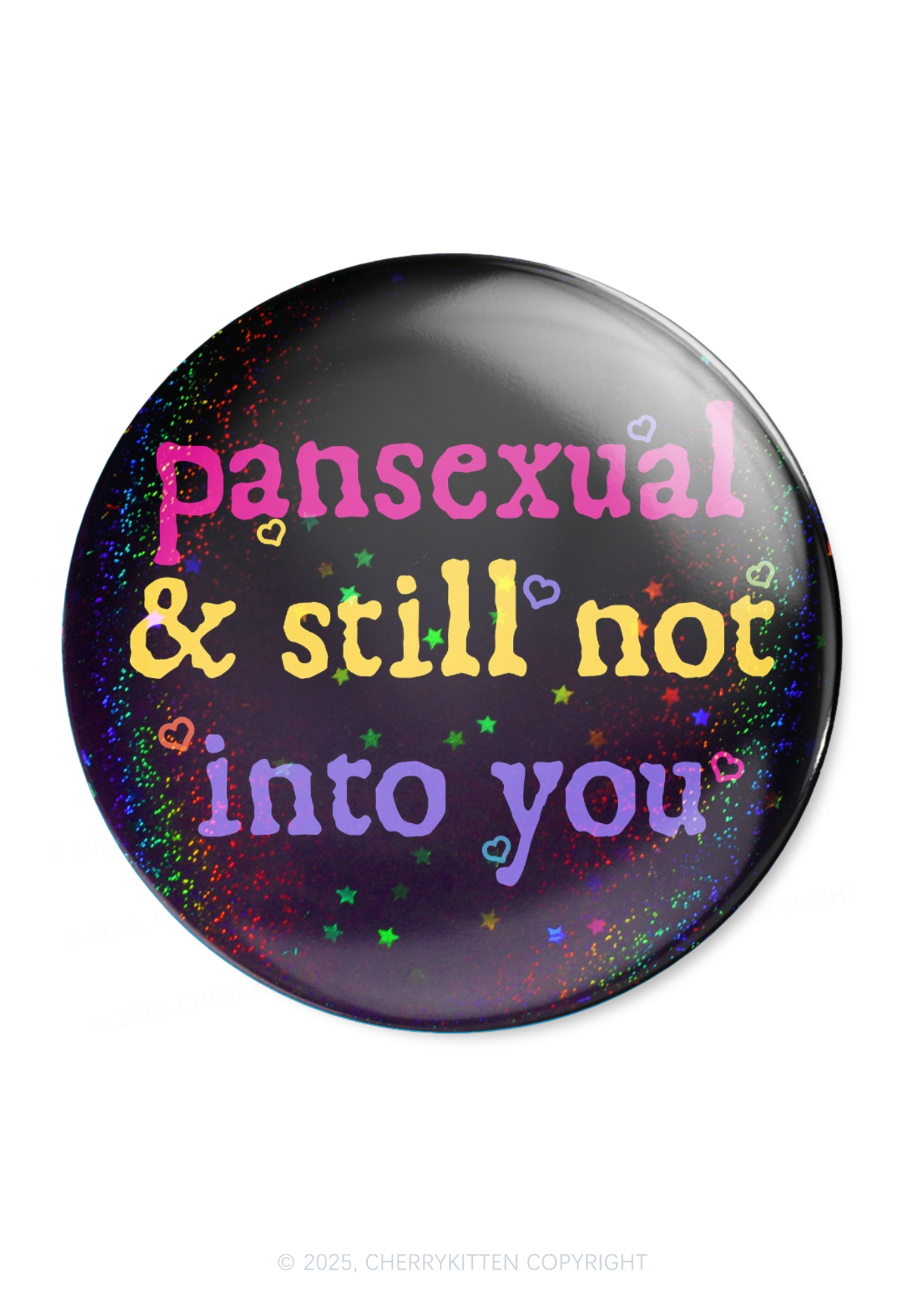 Pansexual Still Not Into You Pride 1Pc Y2K Pin Badge Cherrykitten