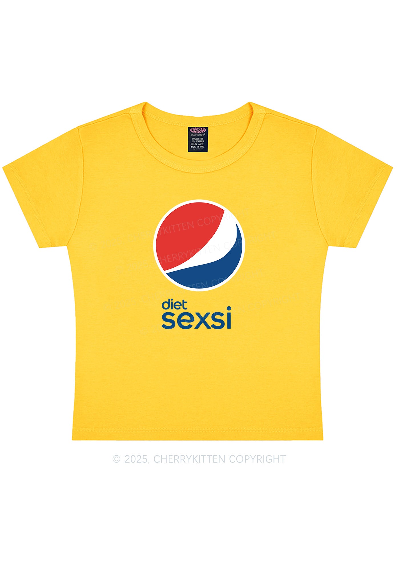Diet Sexsi Y2K Baby Tee Cherrykitten