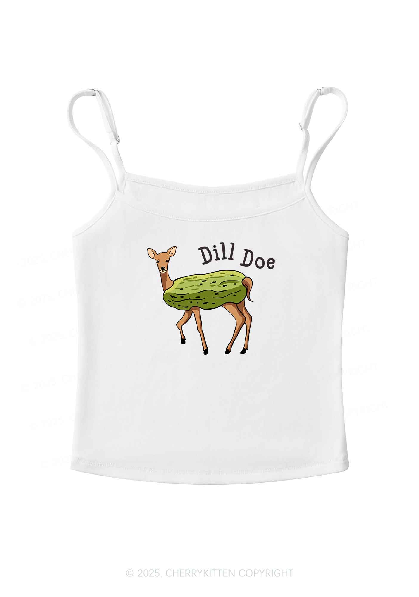 Dill Doe Y2K Spaghetti Strap Cami Cherrykitten