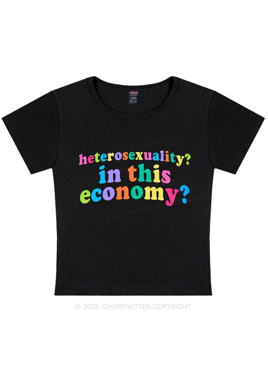 Heterosexuality In This Economy Pride Y2K Baby Tee Cherrykitten
