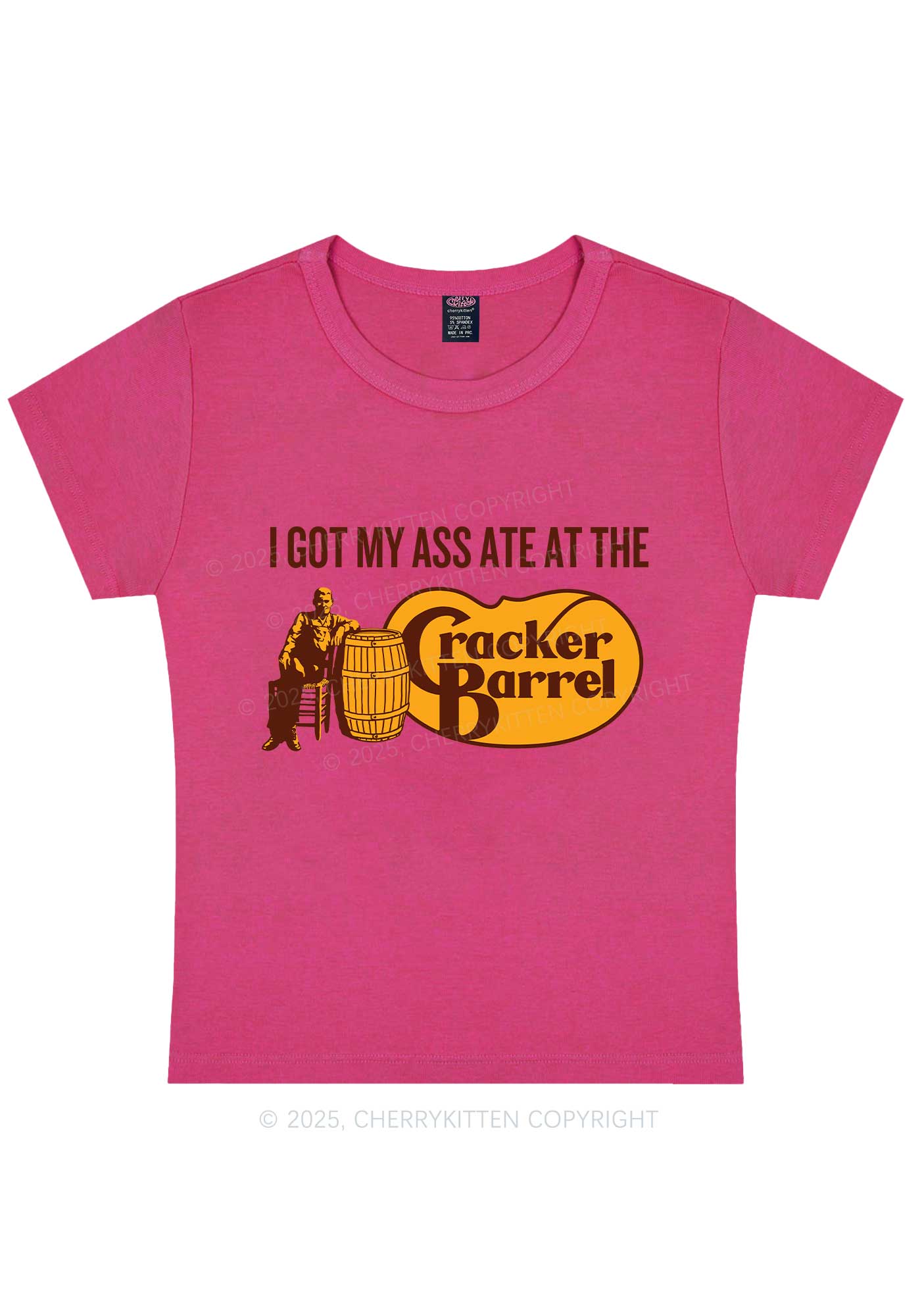 Got My Axx Ate Y2K Baby Tee Cherrykitten