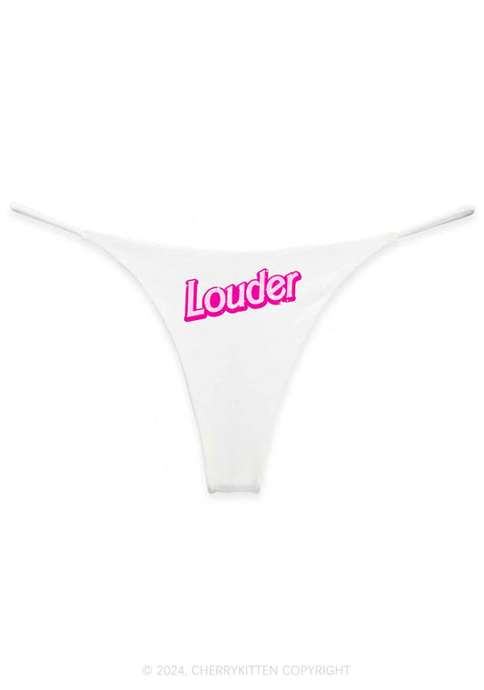 Custom Louder Y2K Bikini String Thong Cherrykitten