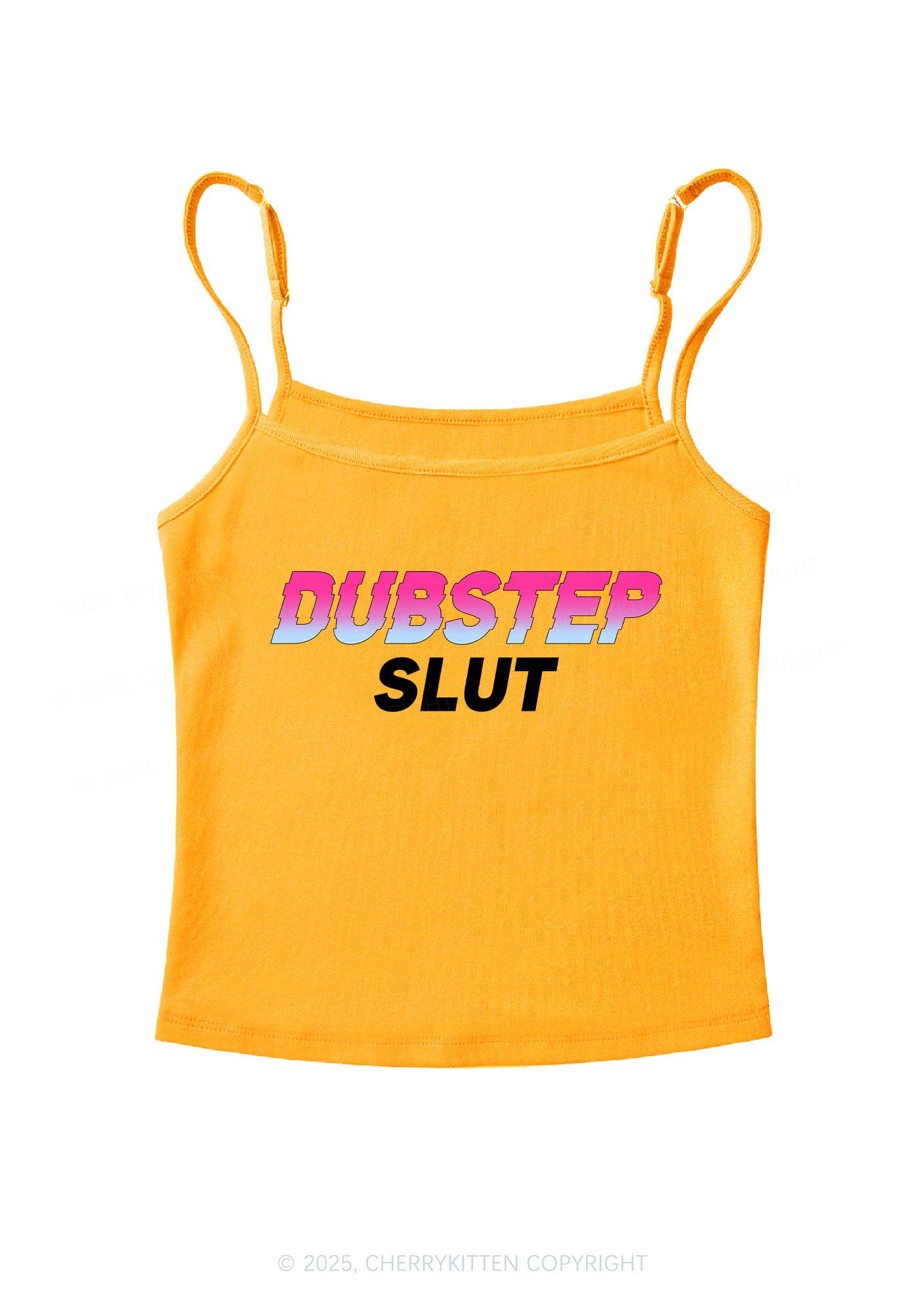 Dubstep Slxt Y2K Spaghetti Strap Cami Cherrykitten