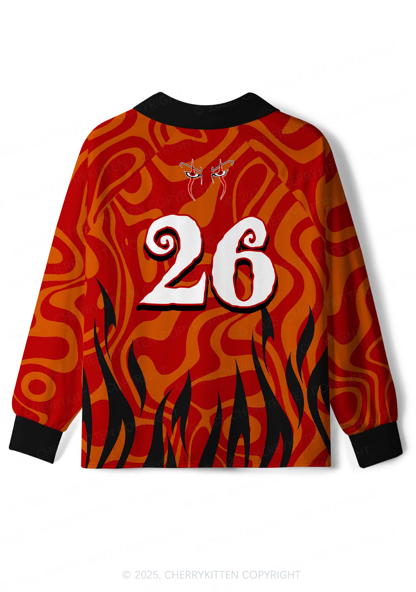Halloween Custom Float Raccoon Y2K Sport Long Sleeve Jersey Shirts Cherrykitten