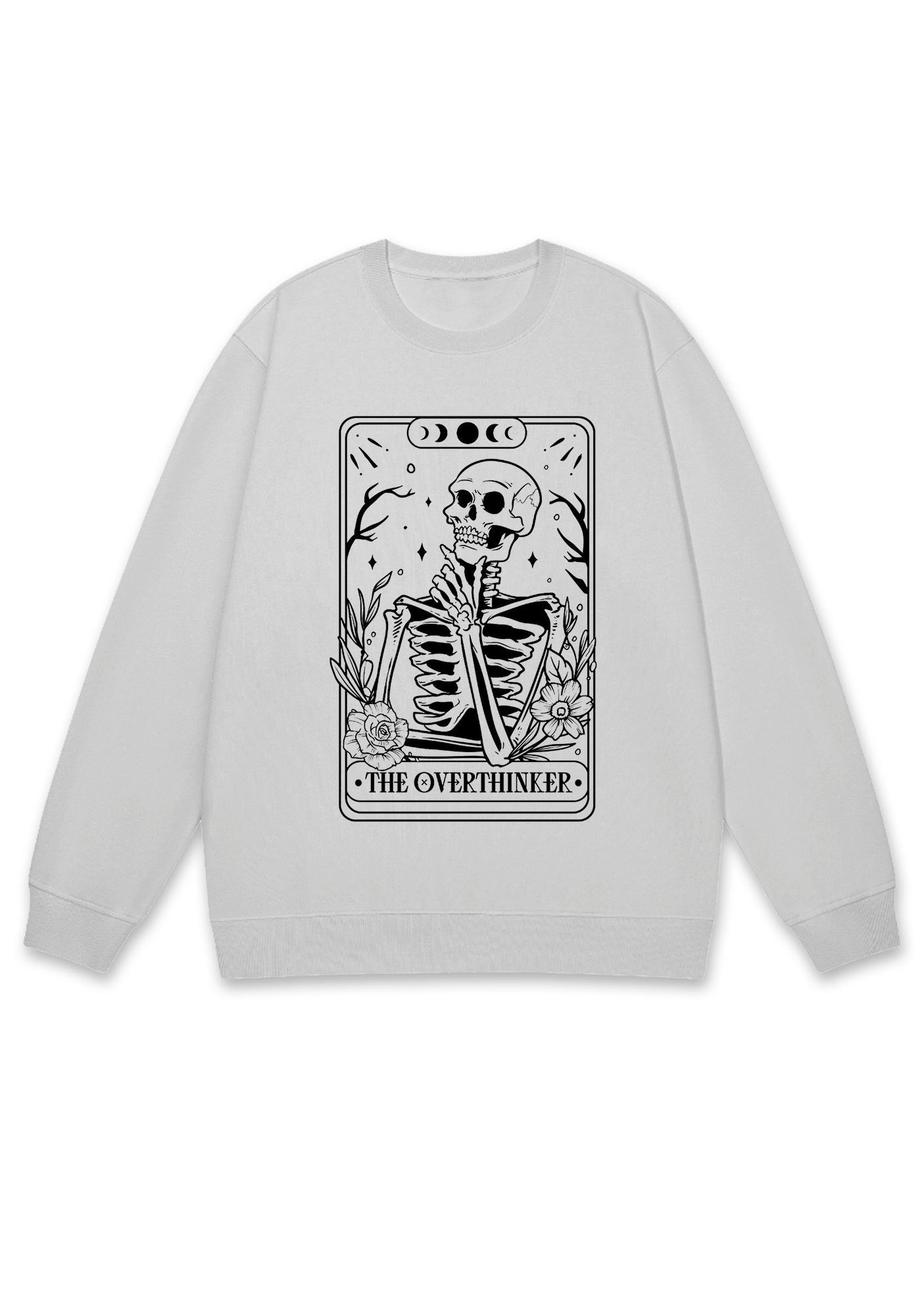 The Overthinker Skeleton Y2K Sweatshirt