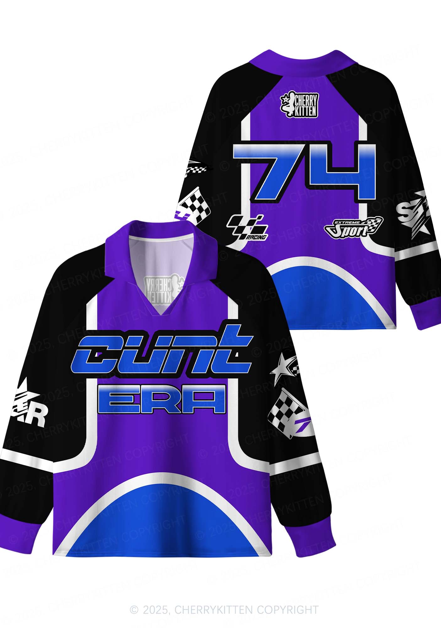 Custom Cxxt Era Y2K Sport Long Sleeve Jersey Shirts Cherrykitten