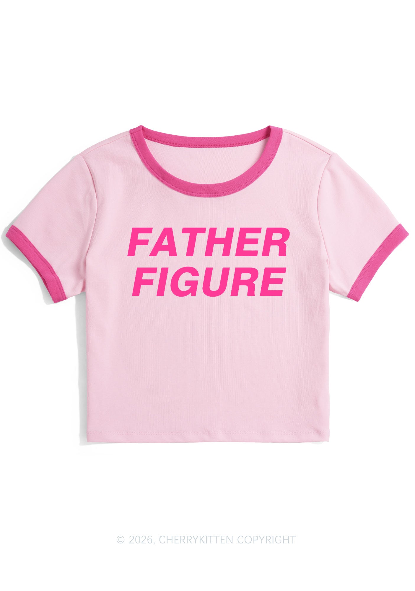 Father Figure Y2K Ringer Tee Cherrykitten