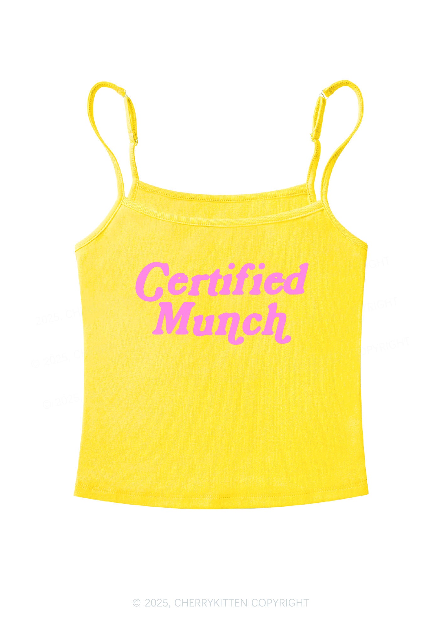 Certified Munch Y2K Spaghetti Strap Cami Cherrykitten