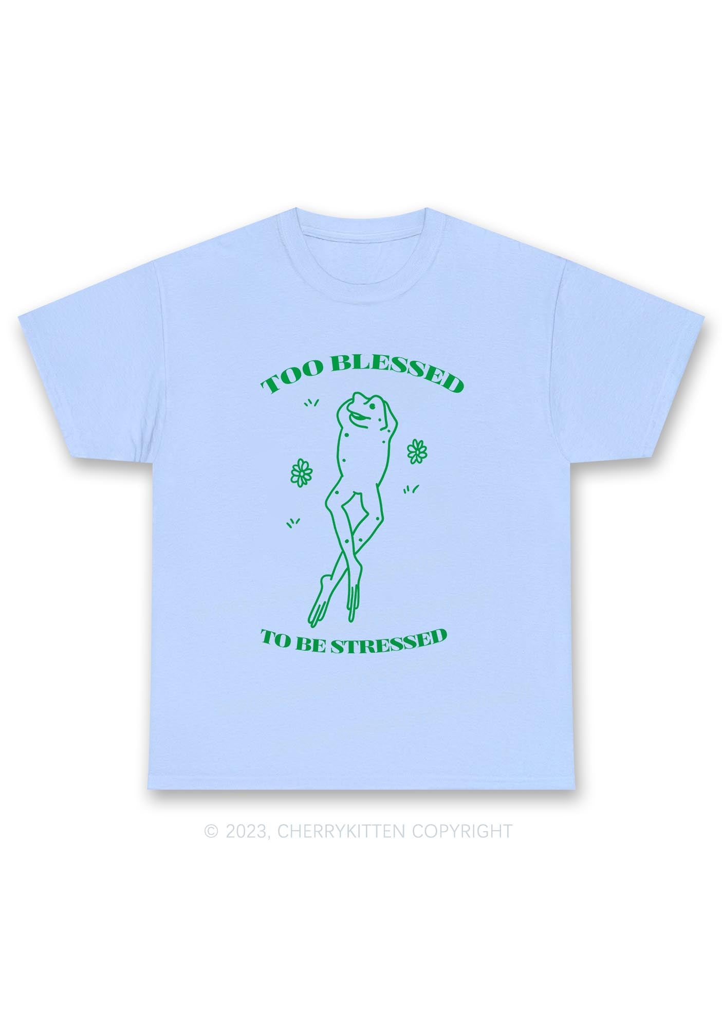 Too Blessed To Be Stressed Chunky Shirt