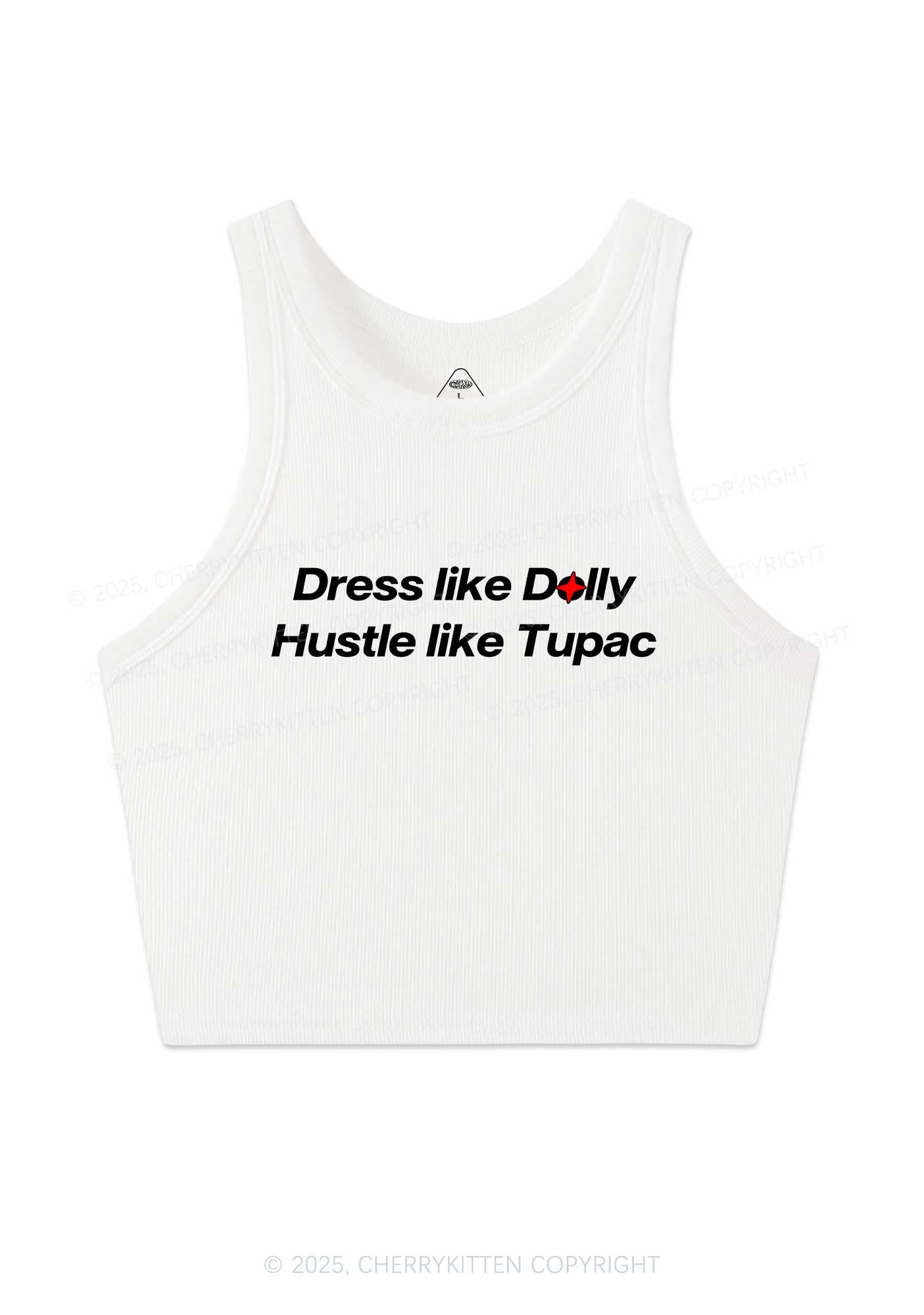 Dress Like Doll Y2K Crop Tank Top Cherrykitten