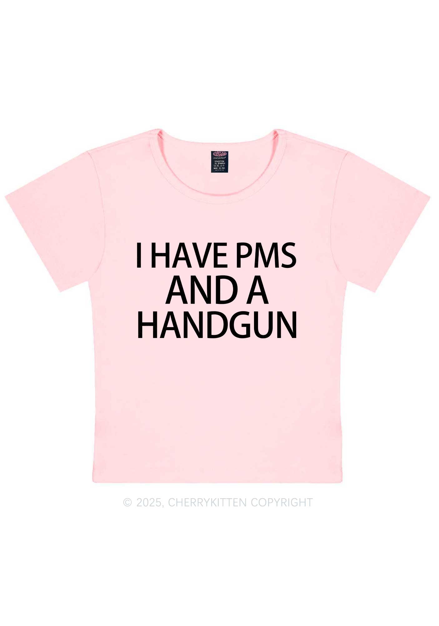 I Have Pms Y2K Baby Tee Cherrykitten