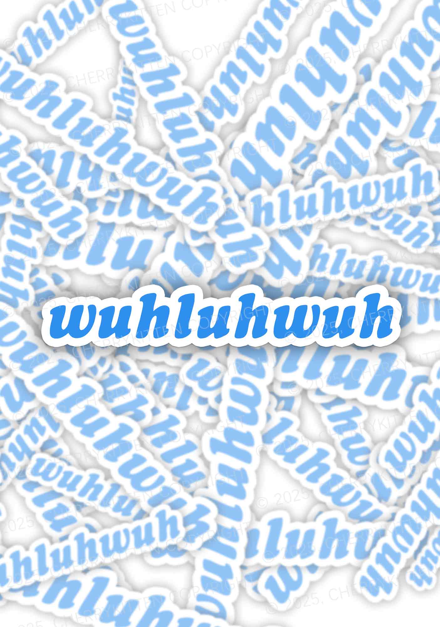 Wuhluhwuh Pride 1Pc Y2K Sticker Cherrykitten