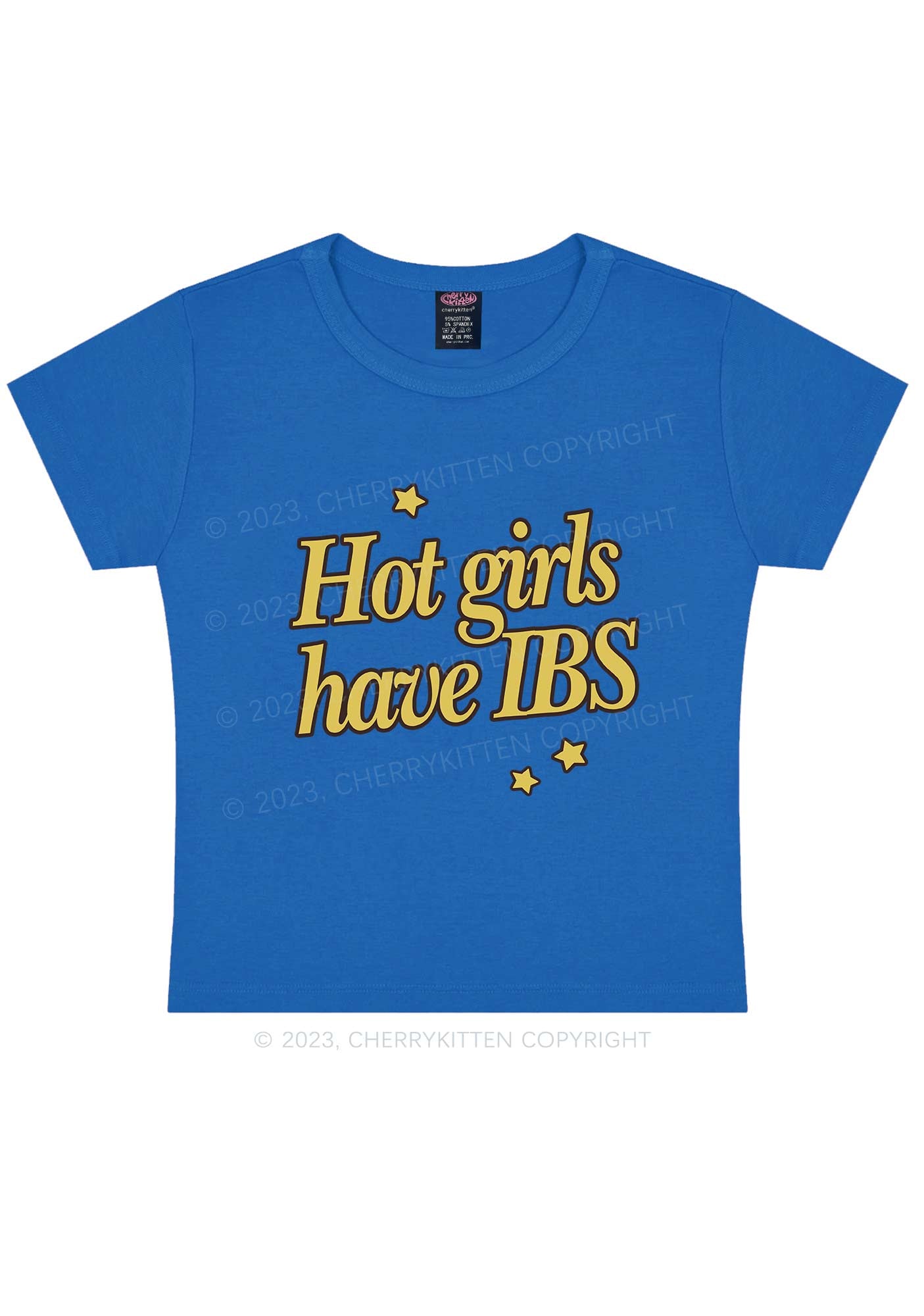 Hot Girls Have IBS Y2K Baby Tee