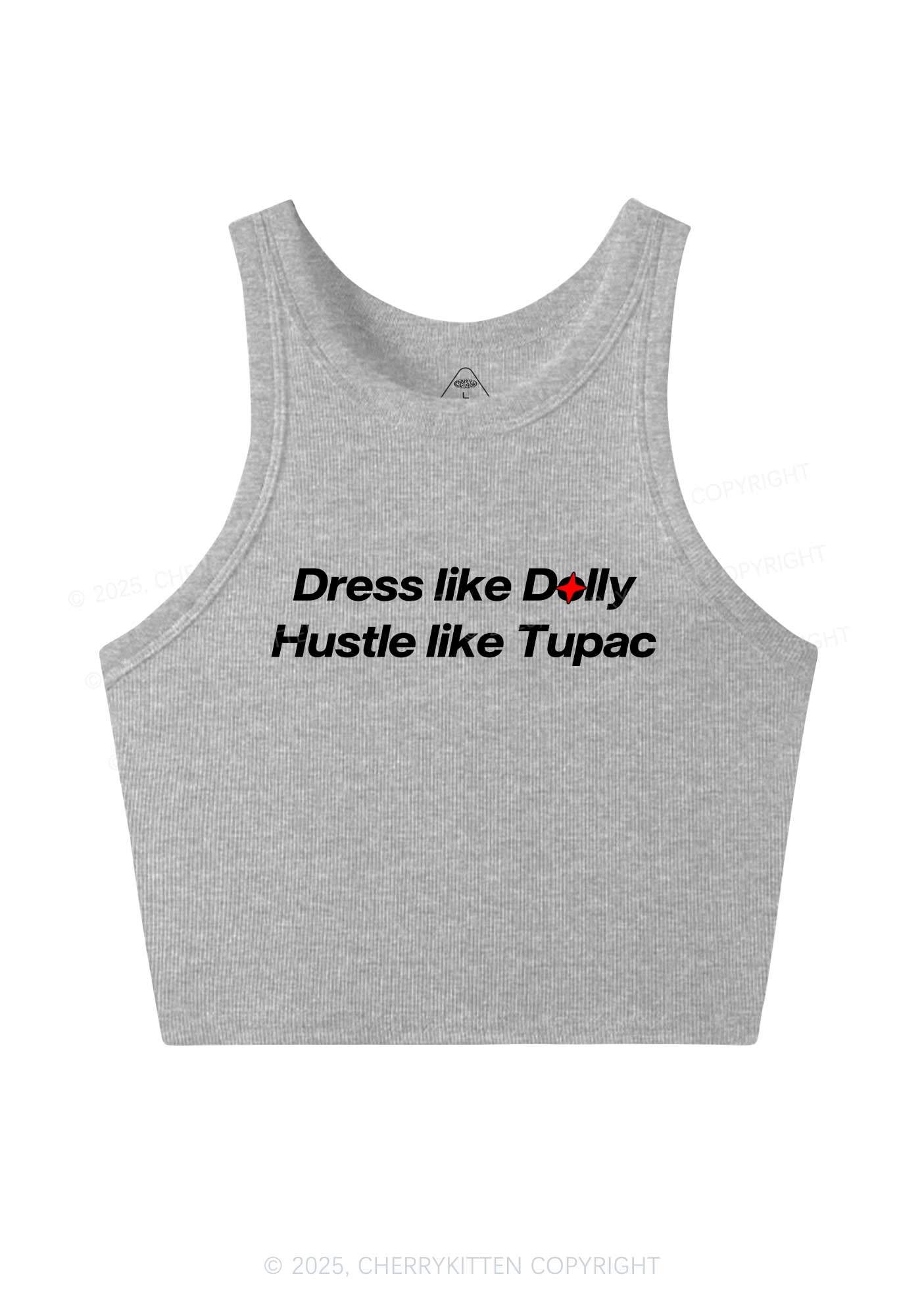 Dress Like Doll Y2K Crop Tank Top Cherrykitten