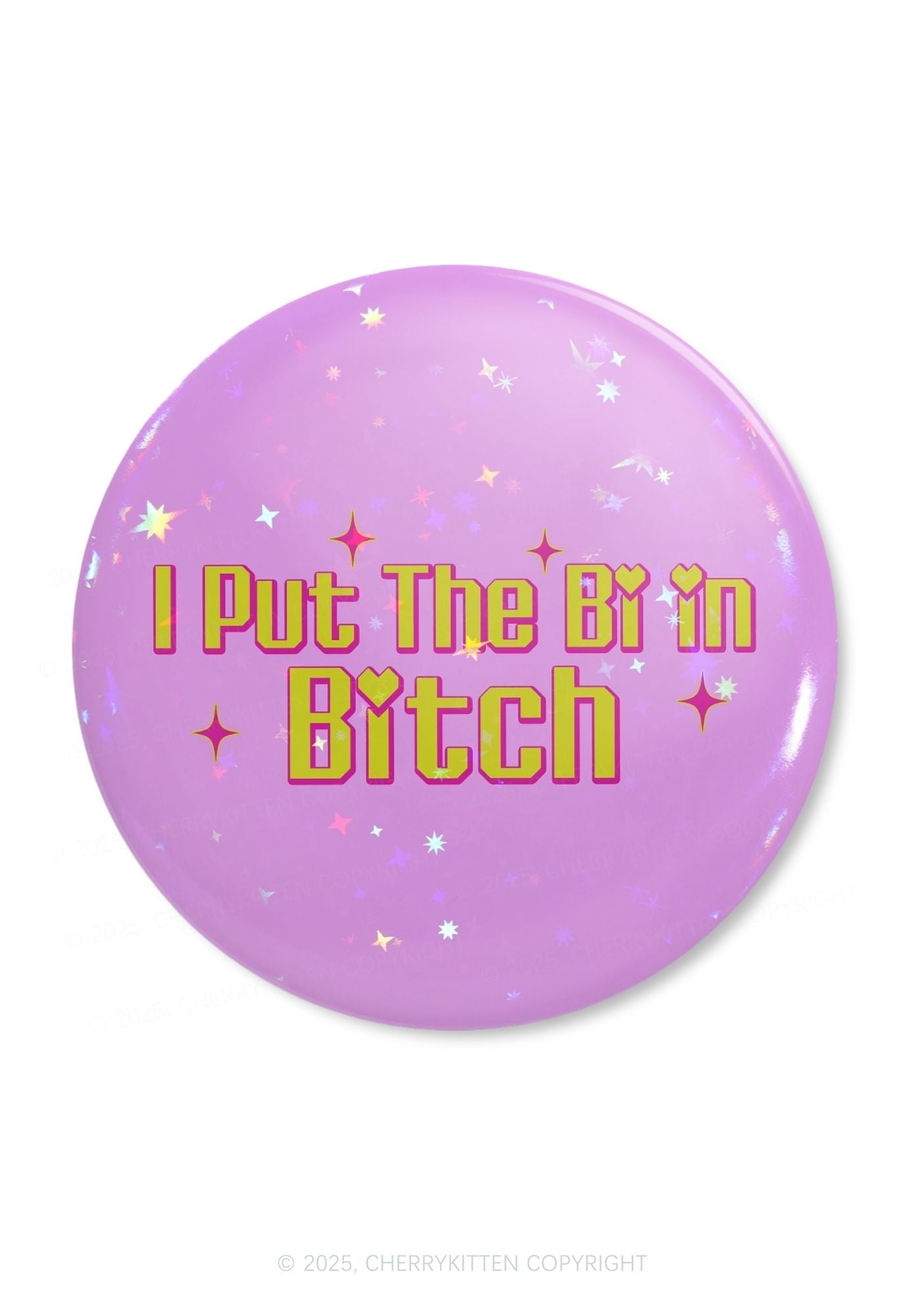 Put The Bi In Bxxch Pride 1Pc Y2K Pin Badge Cherrykitten
