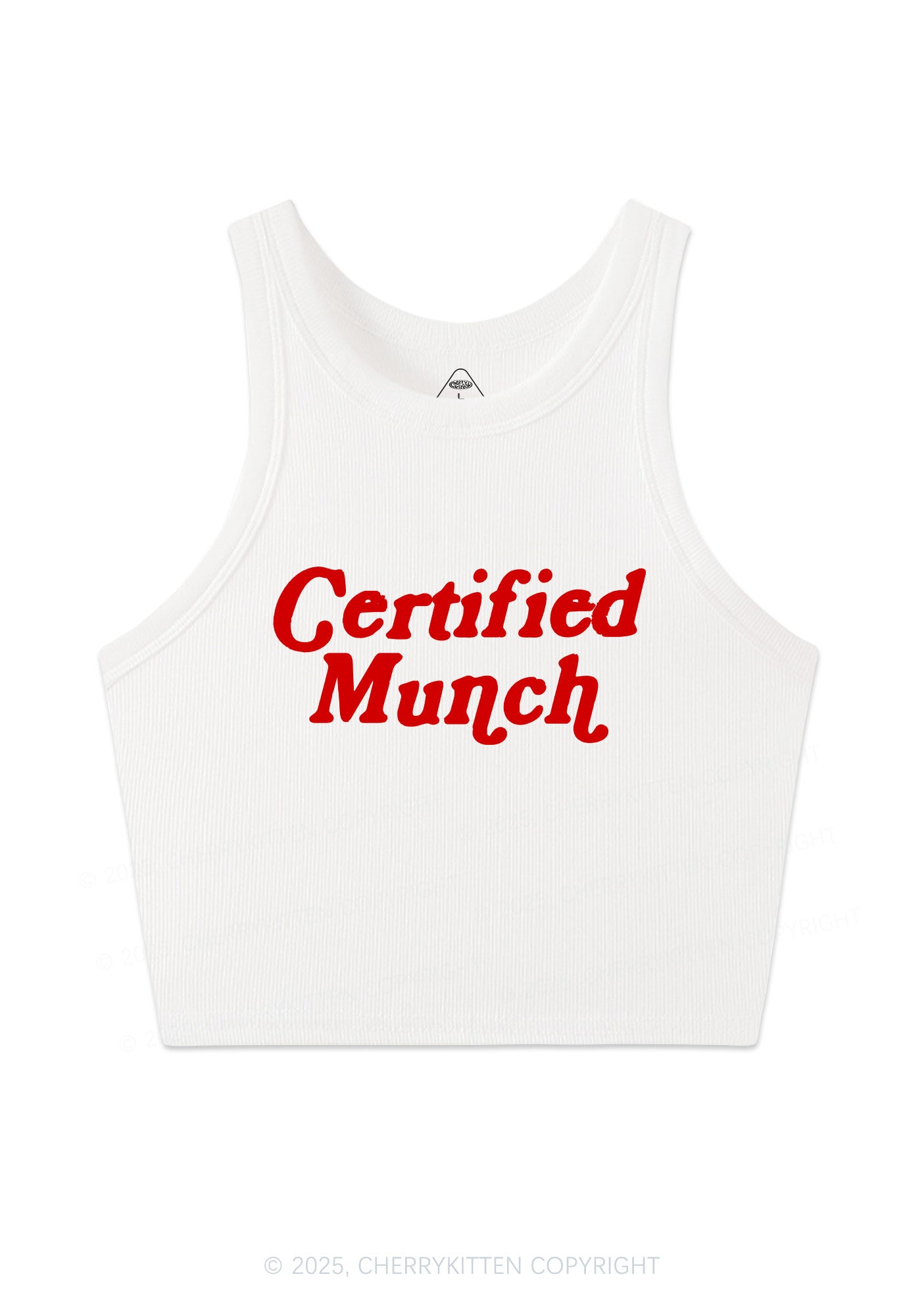 Certified Munch Y2K Crop Tank Top Cherrykitten