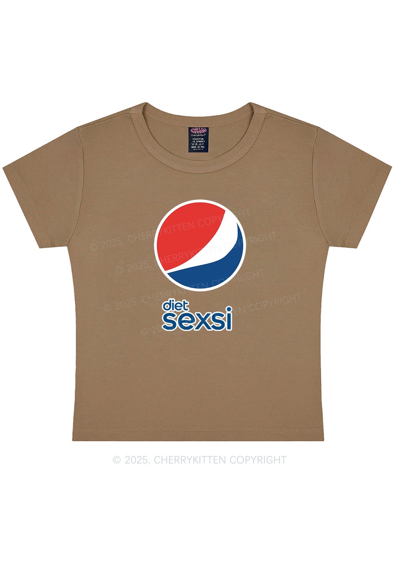 Diet Sexsi Y2K Baby Tee Cherrykitten