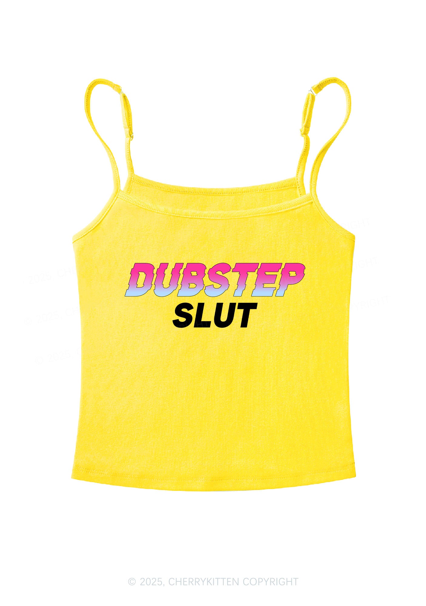 Dubstep Slxt Y2K Spaghetti Strap Cami Cherrykitten