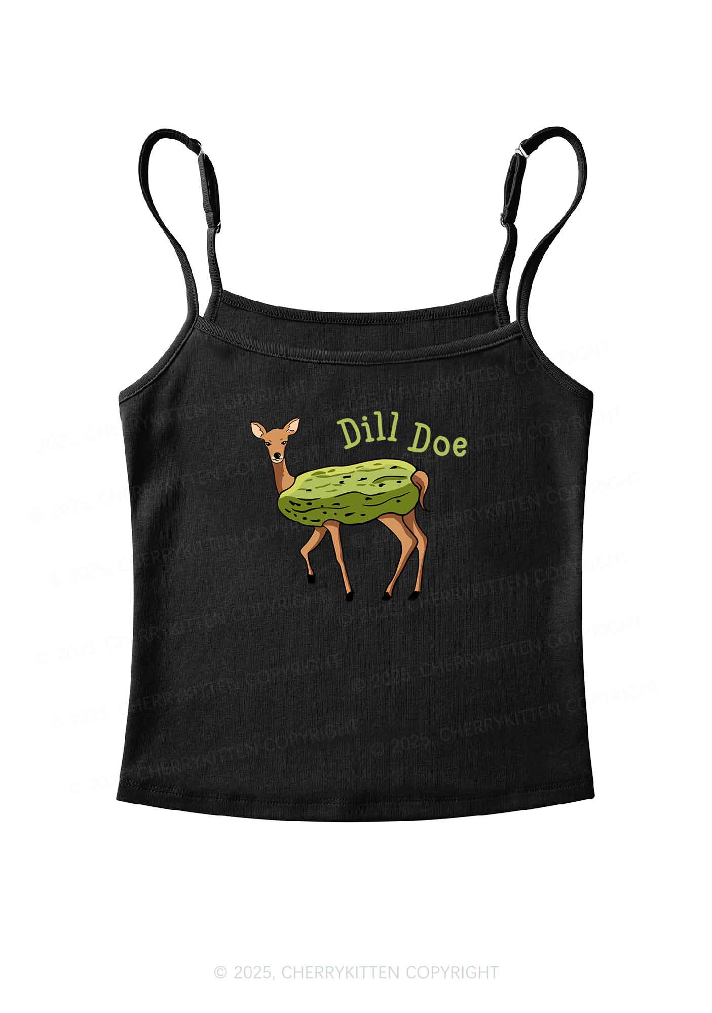Dill Doe Y2K Spaghetti Strap Cami Cherrykitten