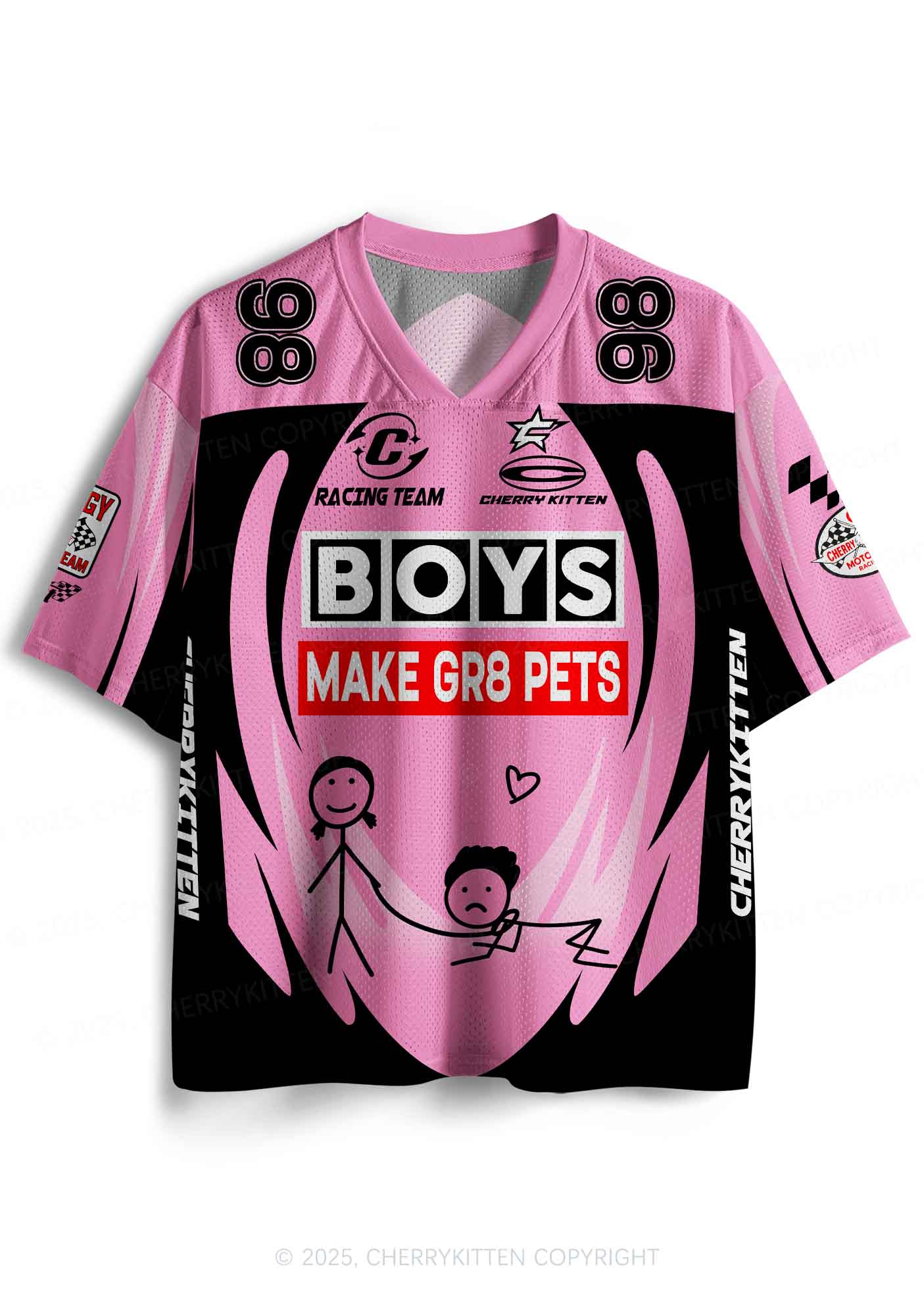 Custom Boys Make Gr8 Pets Y2K Sport Jersey Shirts Cherrykitten