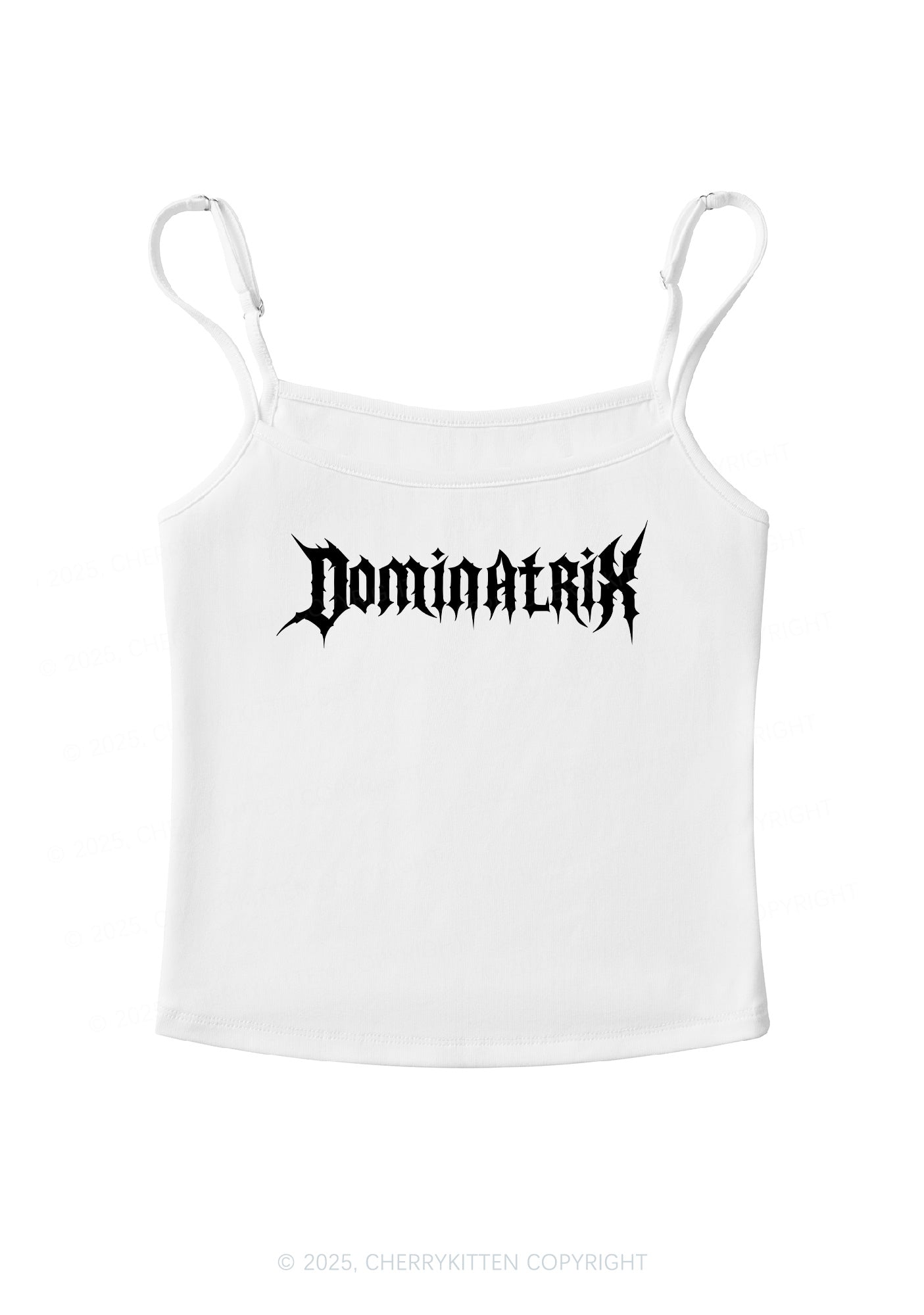 Dominatrix Y2K Spaghetti Strap Cami Cherrykitten