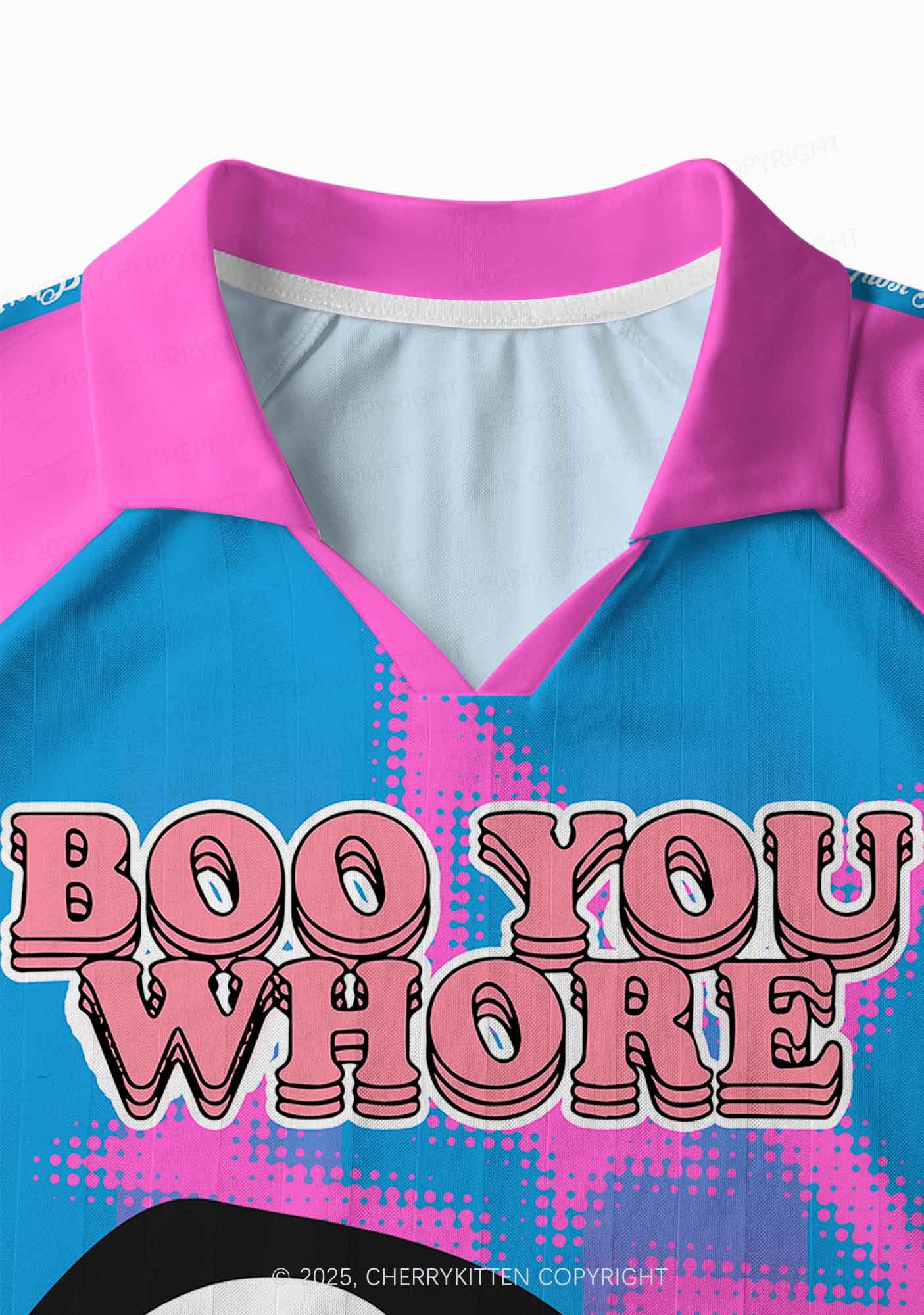 Custom Halloween Skeleton Boo You Hore Y2K Sport Long Sleeve Jersey Shirts Cherrykitten
