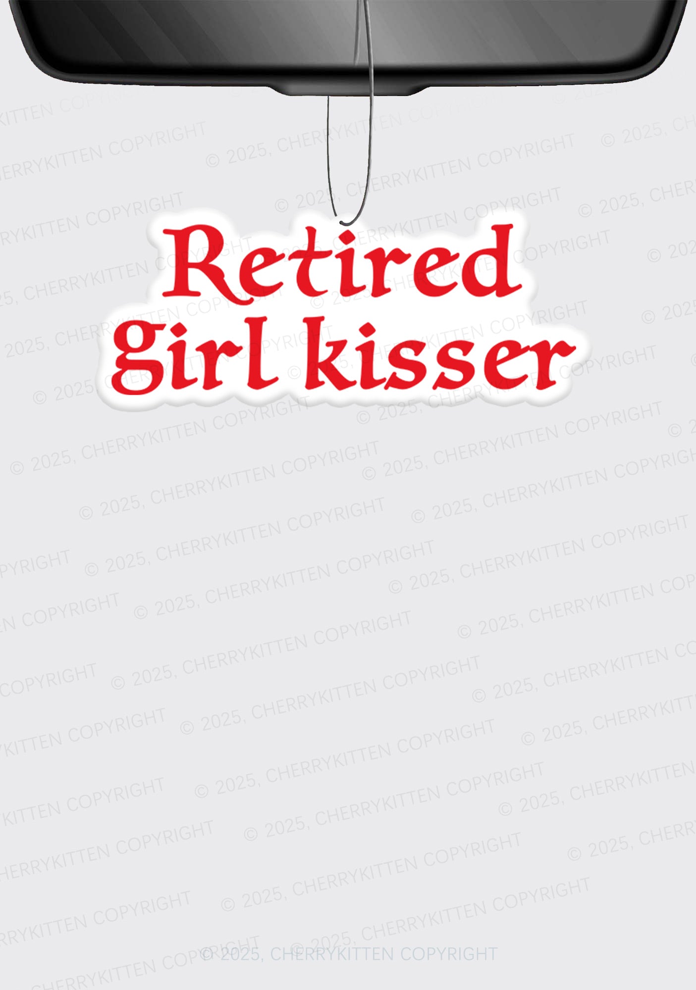 Retired Girl Kisser Pride 1Pc Y2K Car Air Freshener Cherrykitten