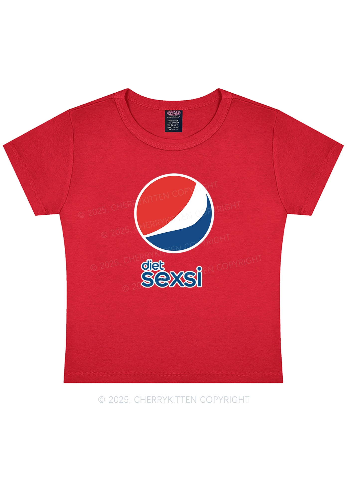Diet Sexsi Y2K Baby Tee Cherrykitten