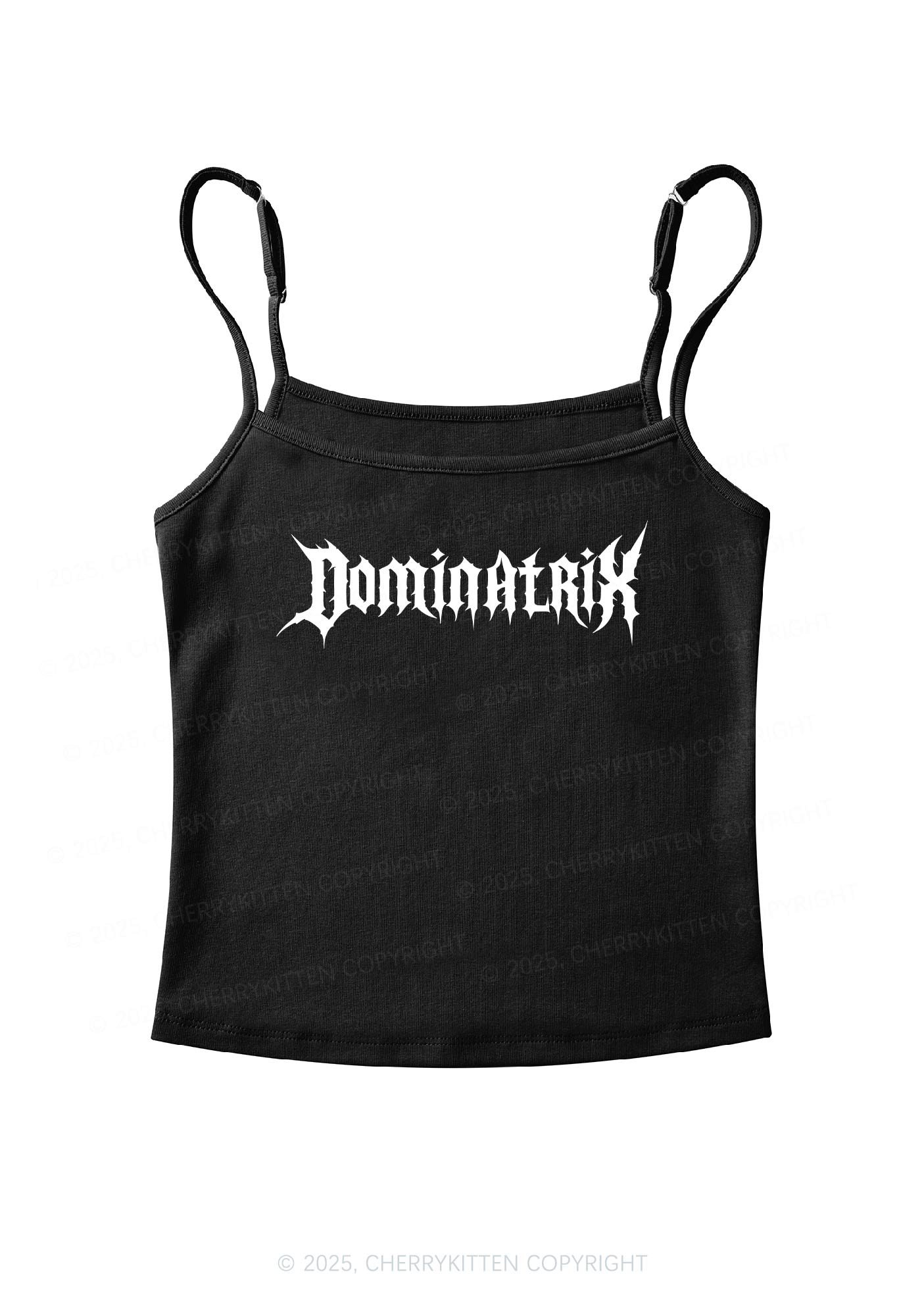 Dominatrix Y2K Spaghetti Strap Cami Cherrykitten