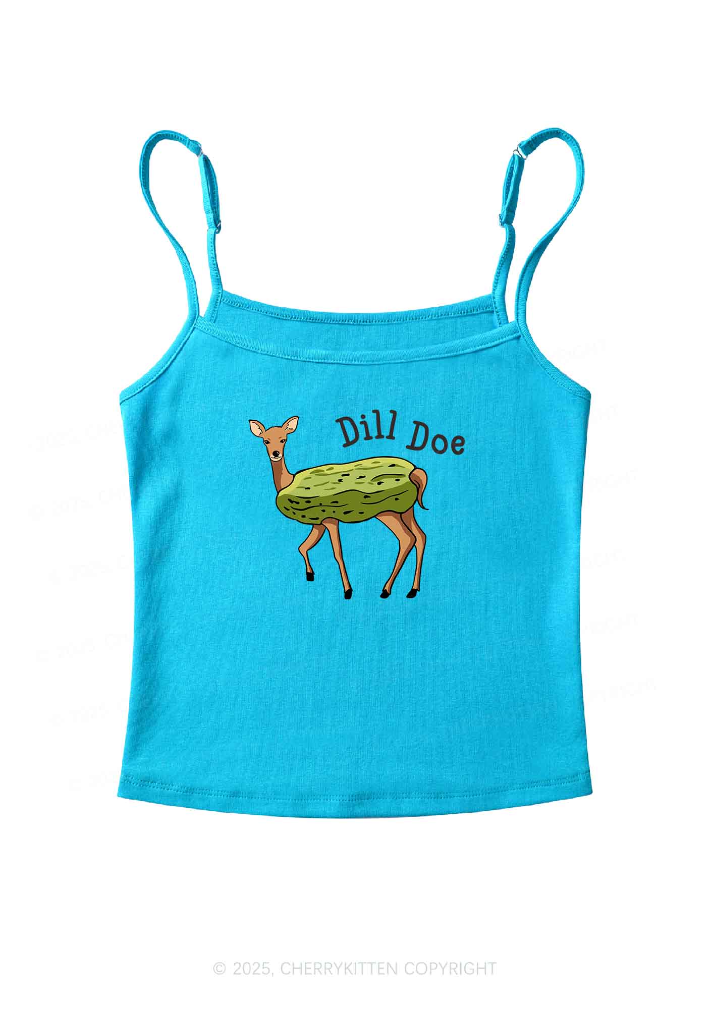 Dill Doe Y2K Spaghetti Strap Cami Cherrykitten