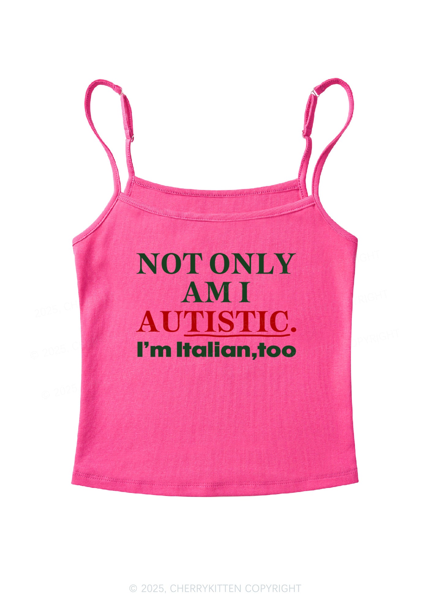Not Only Autistic Y2K Spaghetti Strap Cami Cherrykitten