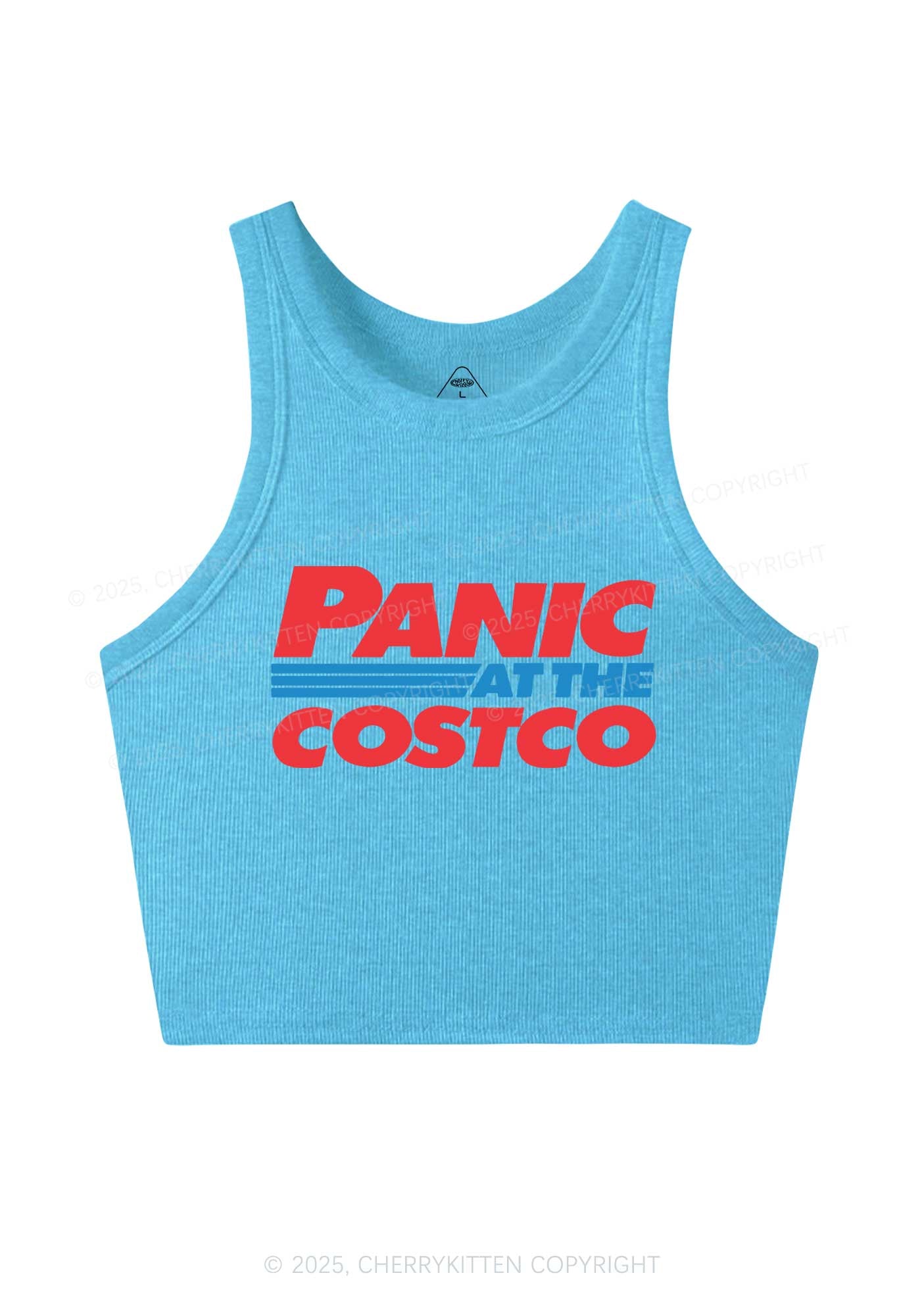 Panic Costco Y2K Crop Tank Top Cherrykitten
