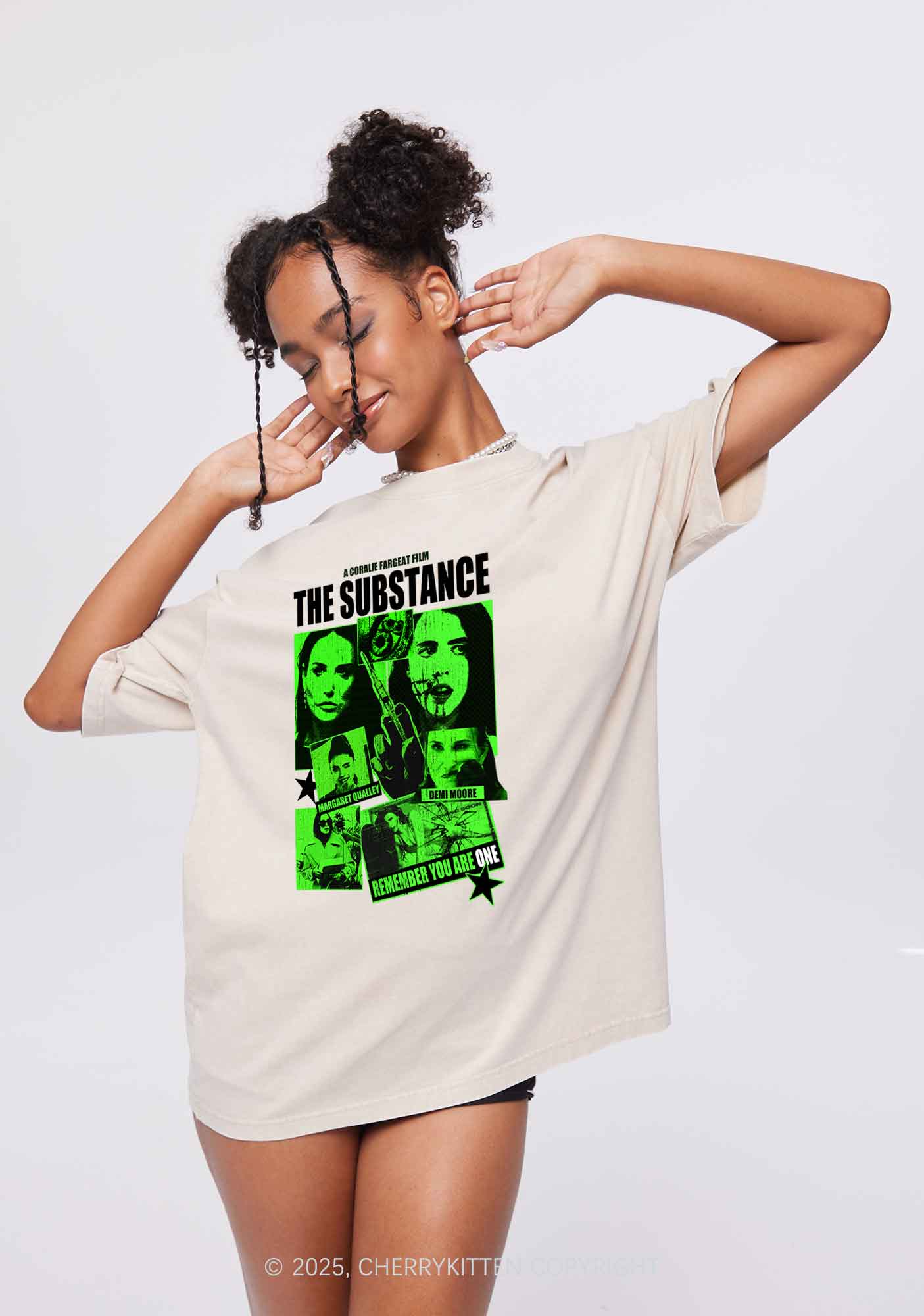 Halloween The Horror Movie Y2K Shirts Washed Tee Cherrykitten