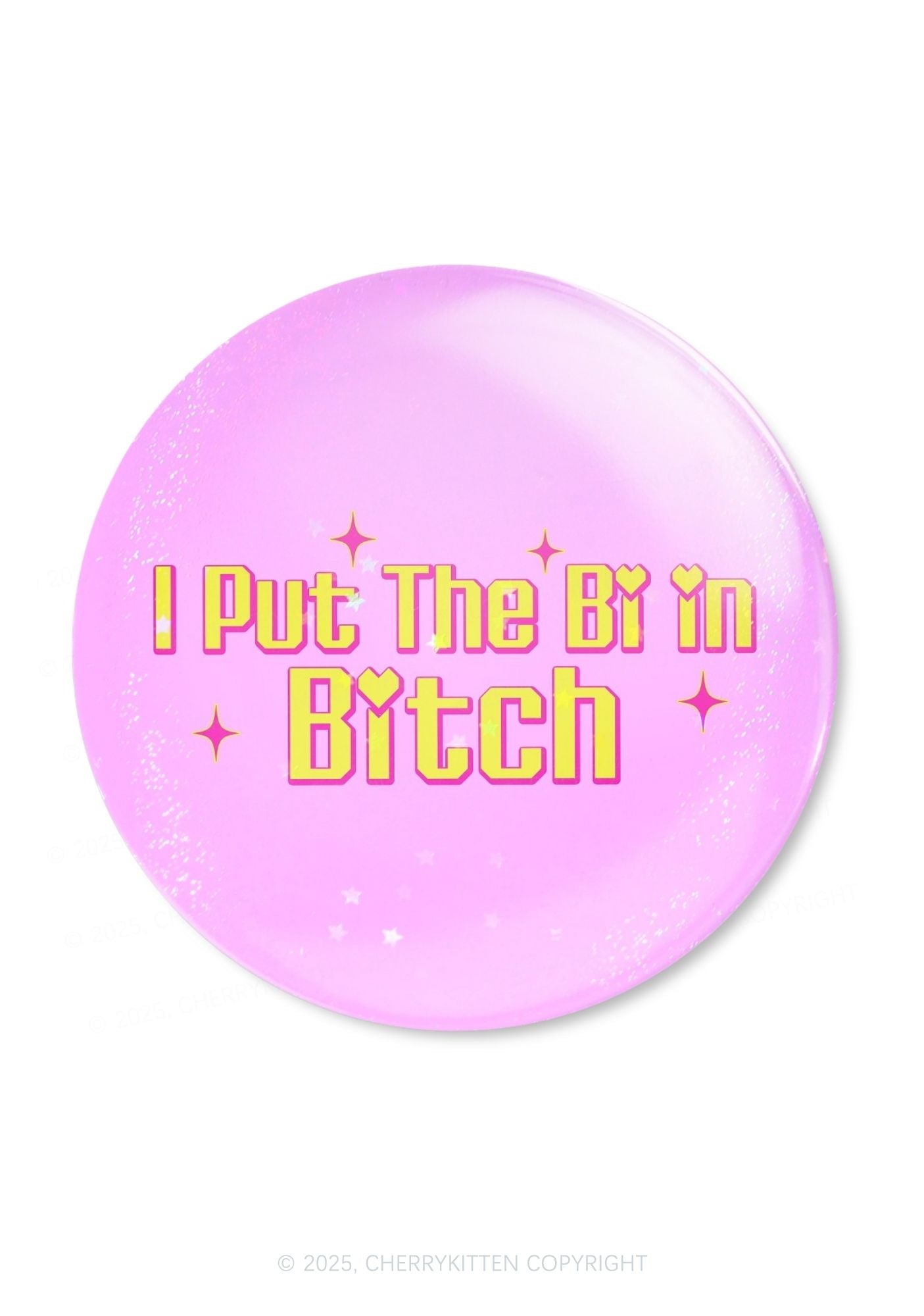 Put The Bi In Bxxch Pride 1Pc Y2K Pin Badge Cherrykitten