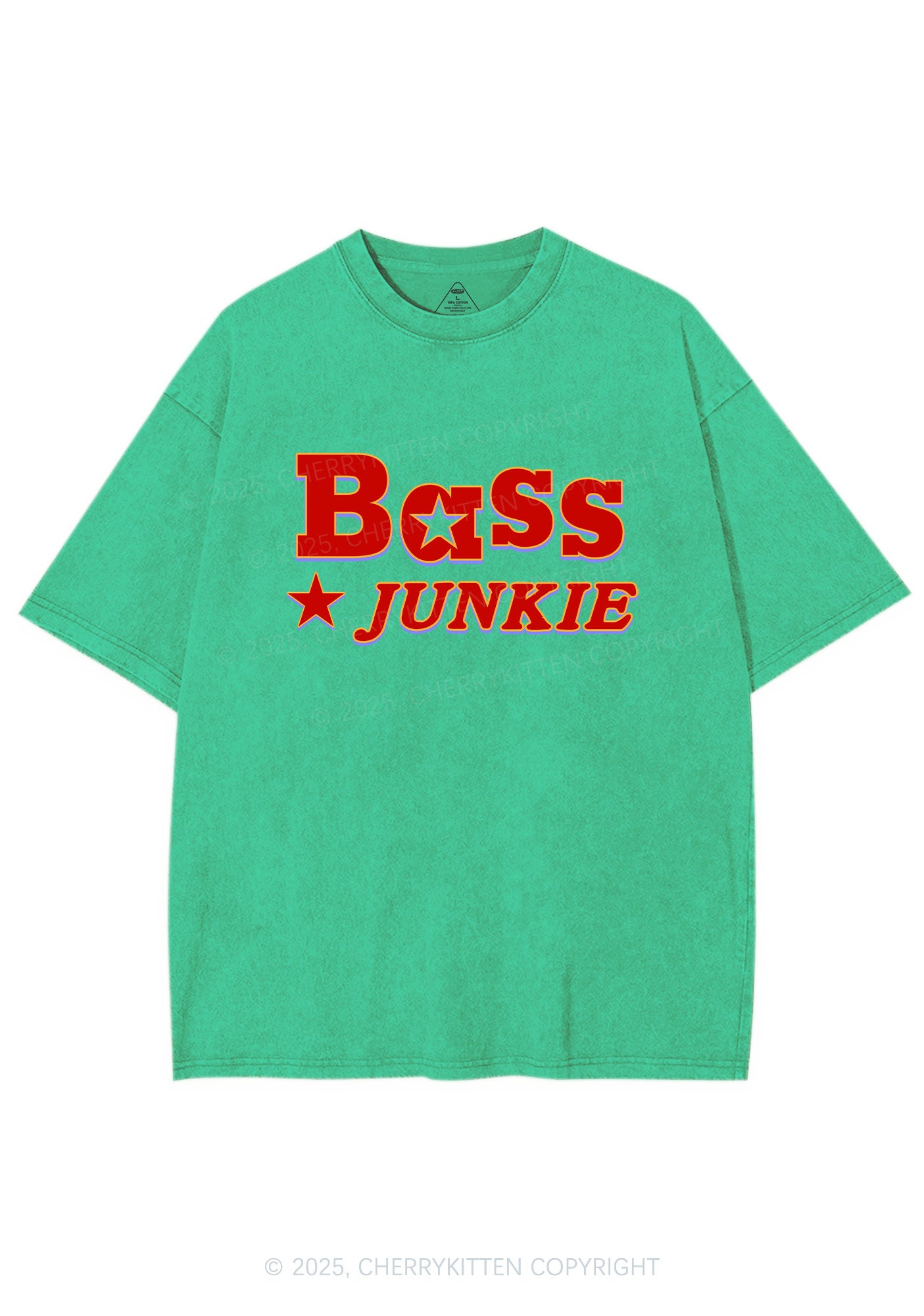 Bass Jxxkie Y2K Shirts Washed Tee Cherrykitten