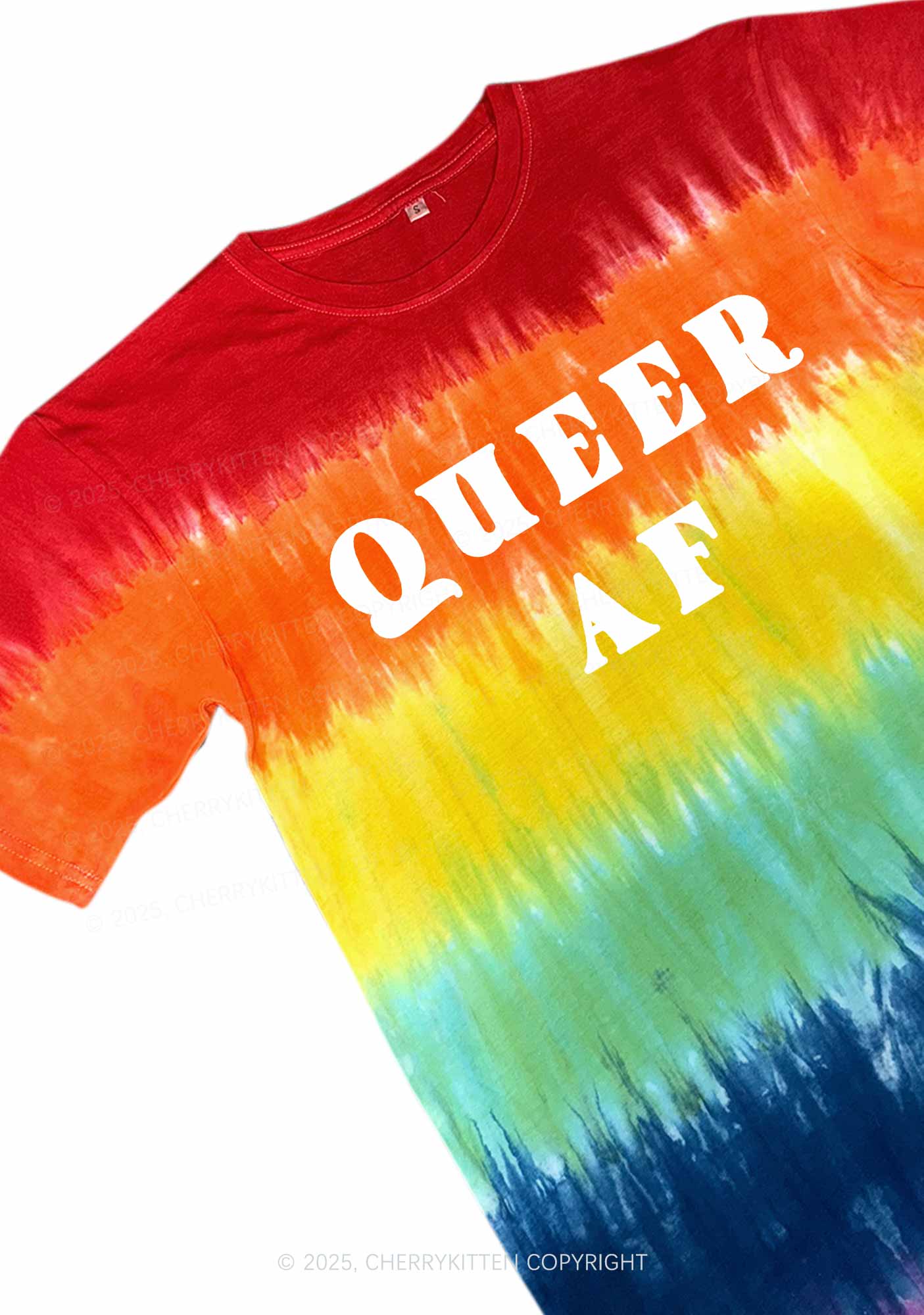 Queer AF Y2K Tie Dye Shirts Cherrykitten