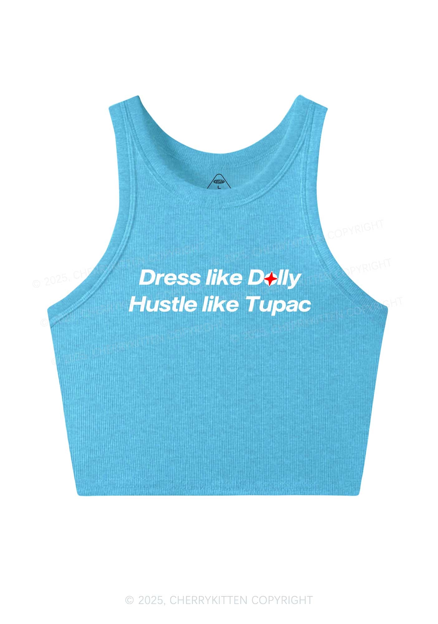 Dress Like Doll Y2K Crop Tank Top Cherrykitten