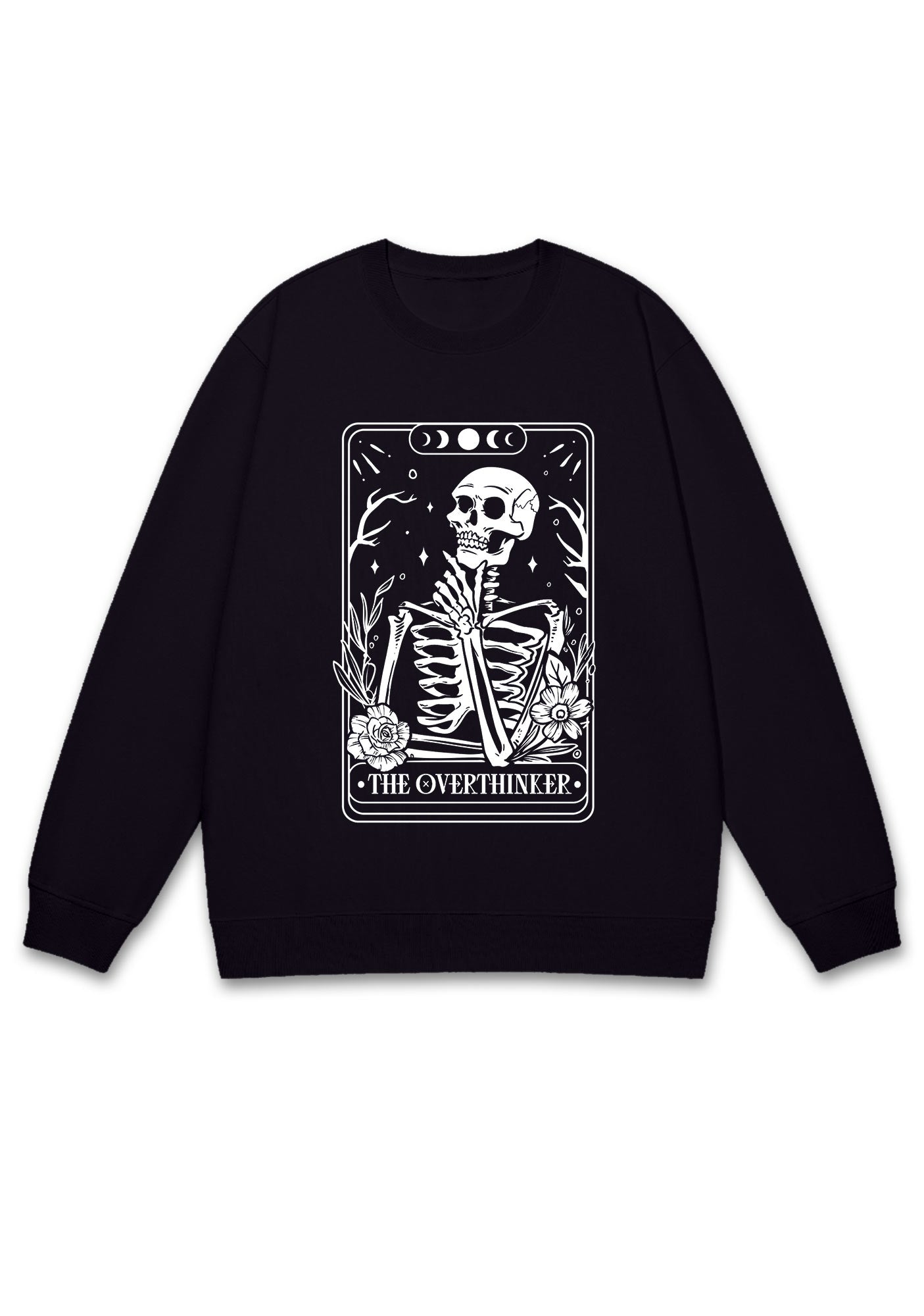 The Overthinker Skeleton Y2K Sweatshirt