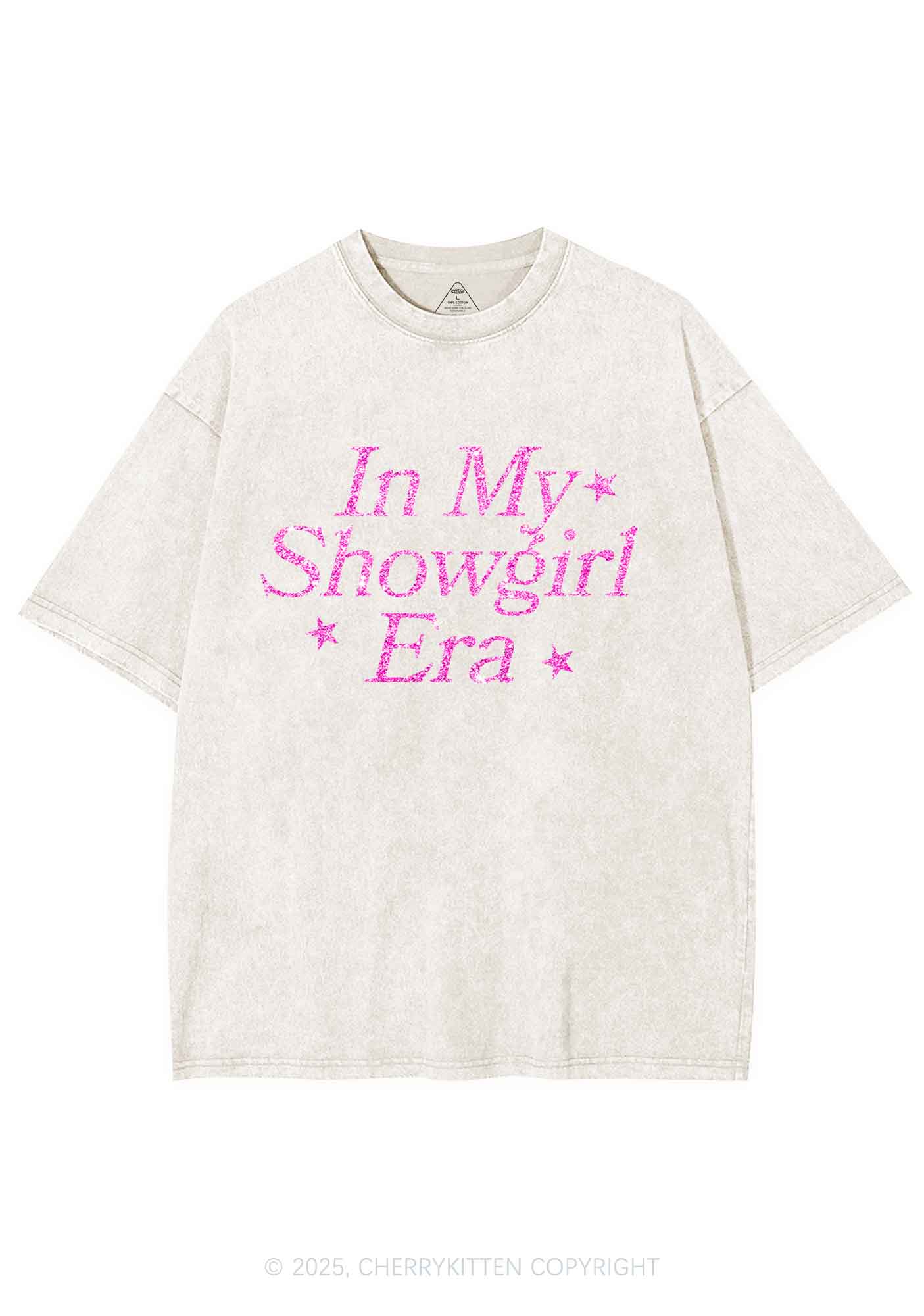 Glitter In My Era TS Y2K Shirts Washed Tee Cherrykitten