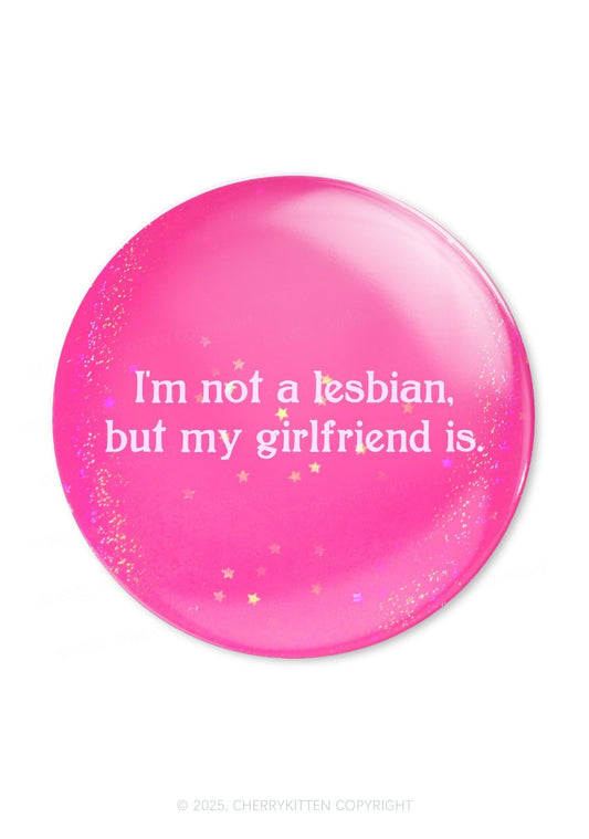 My Girlfriend Is Lesbian Pride 1Pc Y2K Pin Badge Cherrykitten