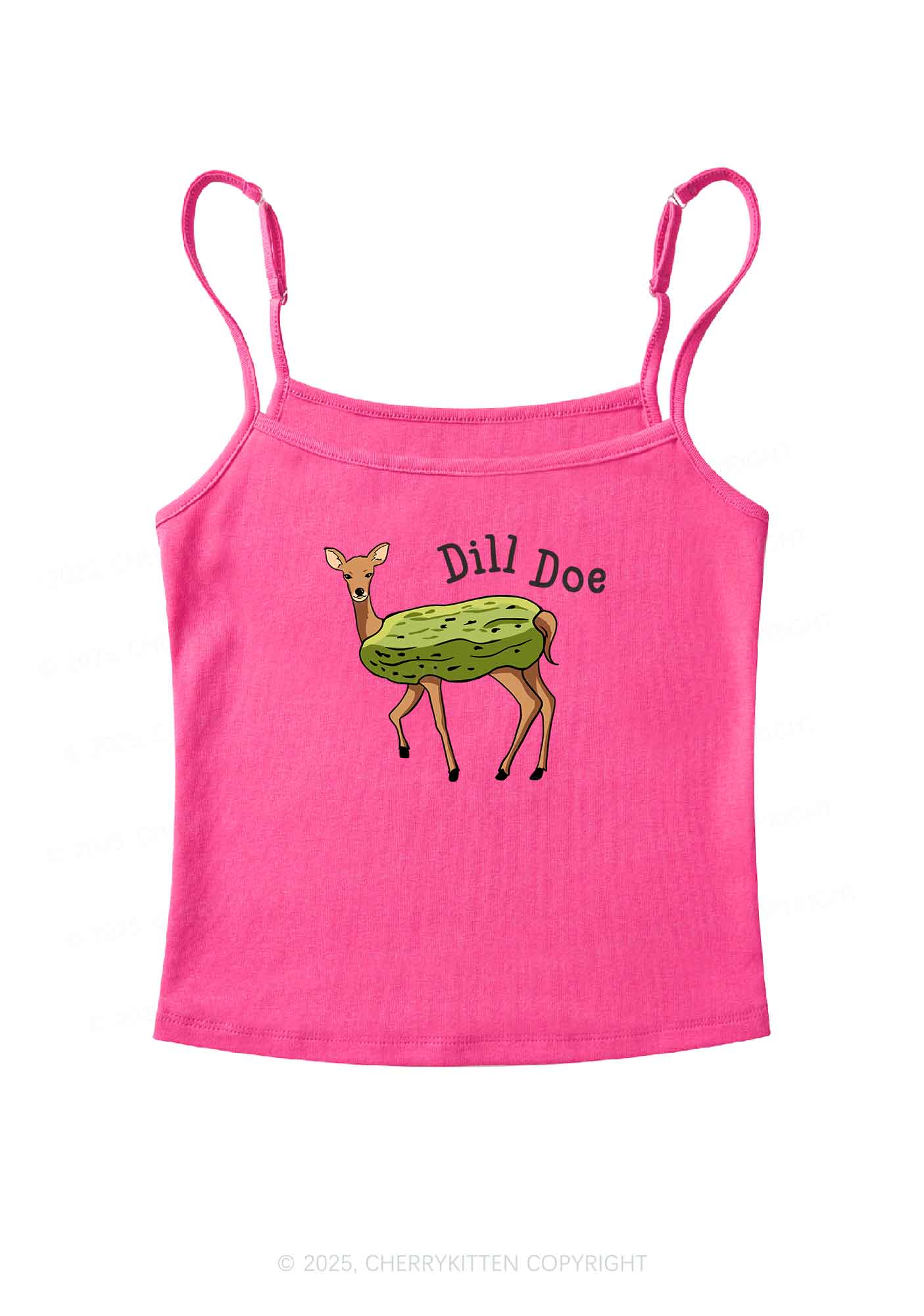 Dill Doe Y2K Spaghetti Strap Cami Cherrykitten
