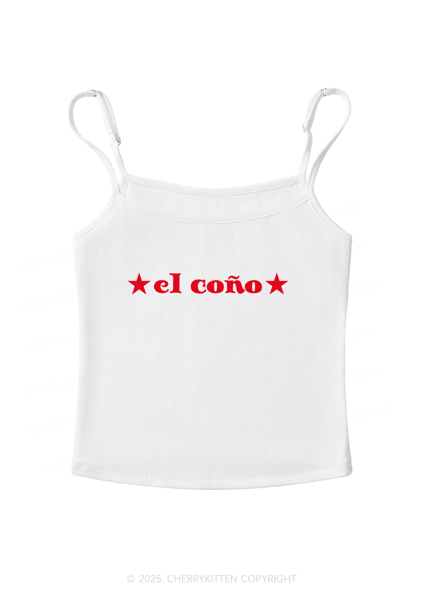El Cono Y2K Spaghetti Strap Cami Cherrykitten