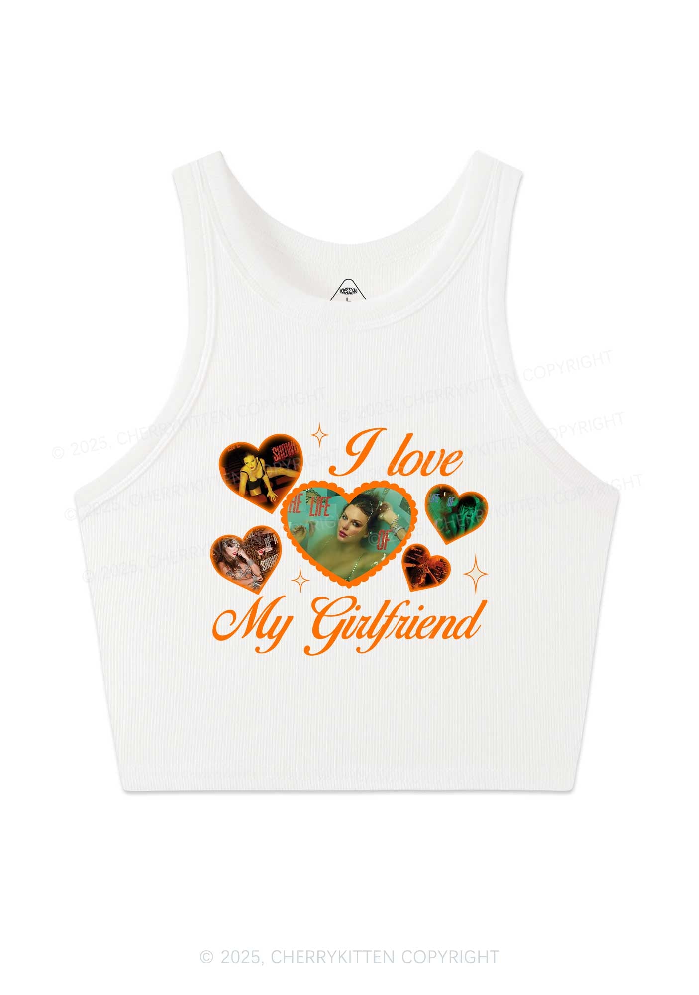 Love Grilfriend TS Y2K Crop Tank Top Cherrykitten