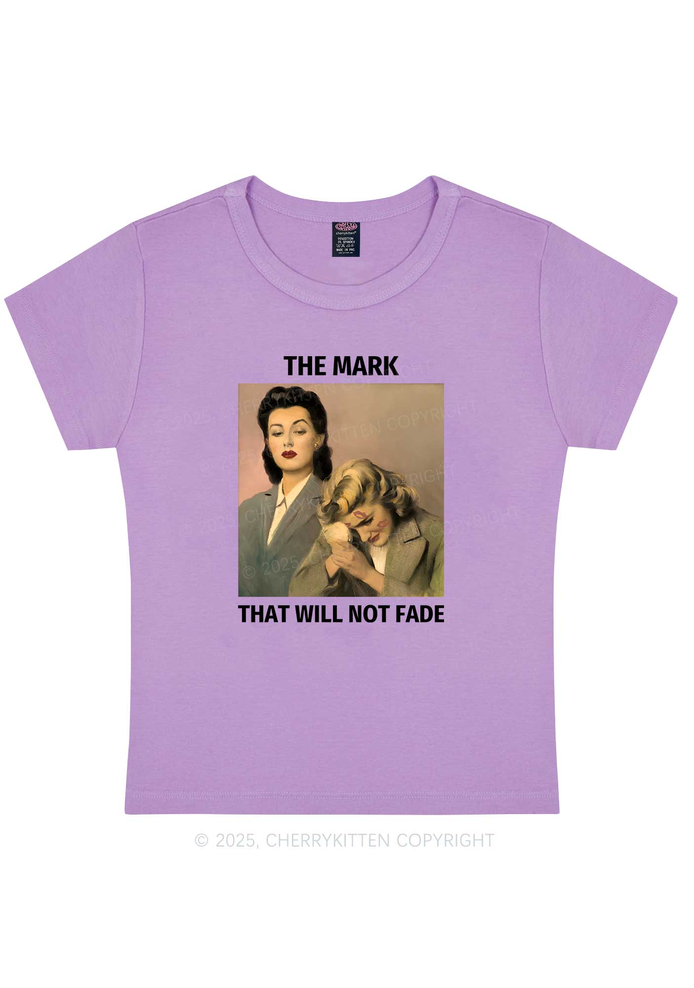 Mark Will Not Fade Pride Y2K Baby Tee Cherrykitten