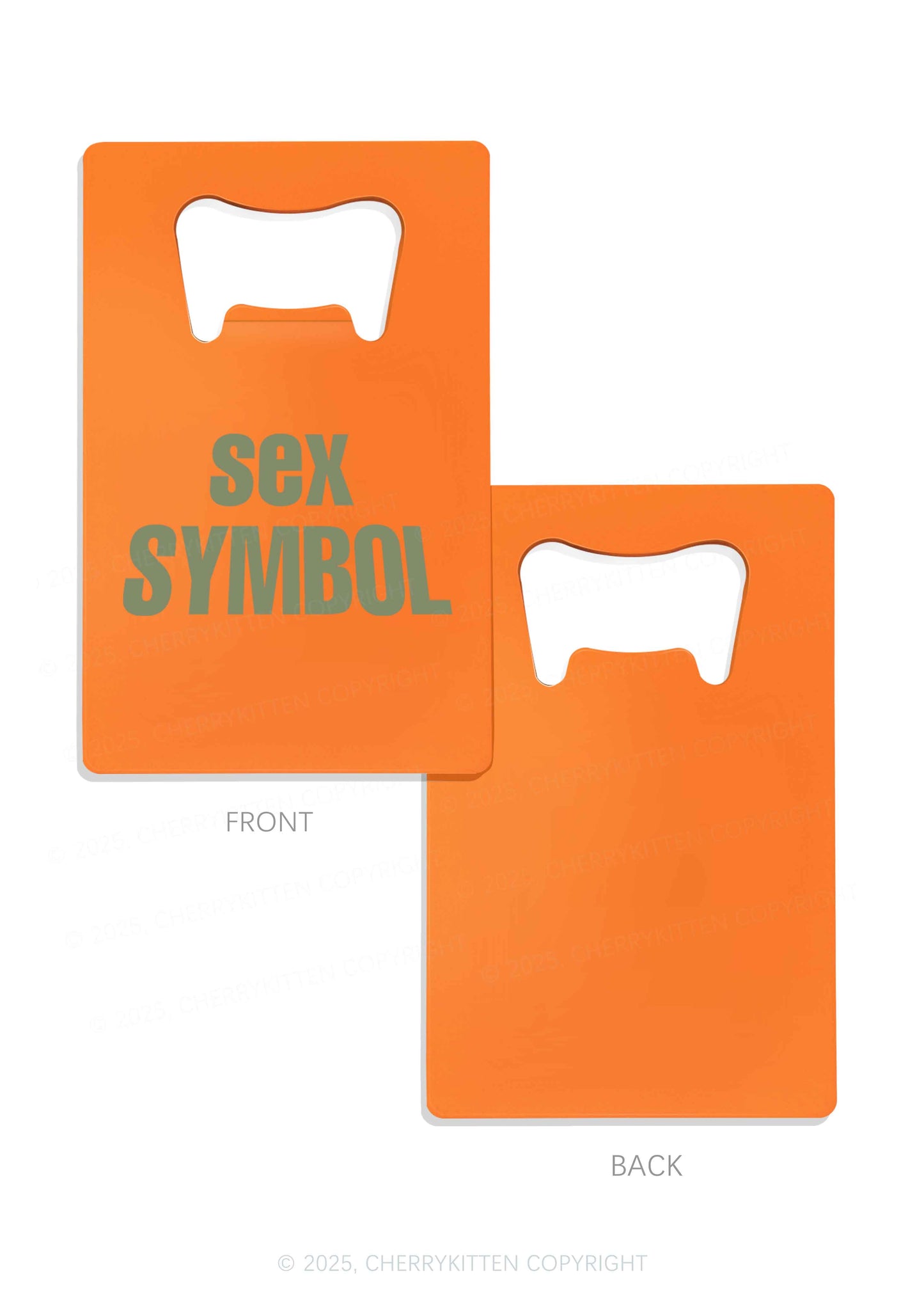 Sx Symbol Y2K Credit Card Bottle Openers Cherrykitten