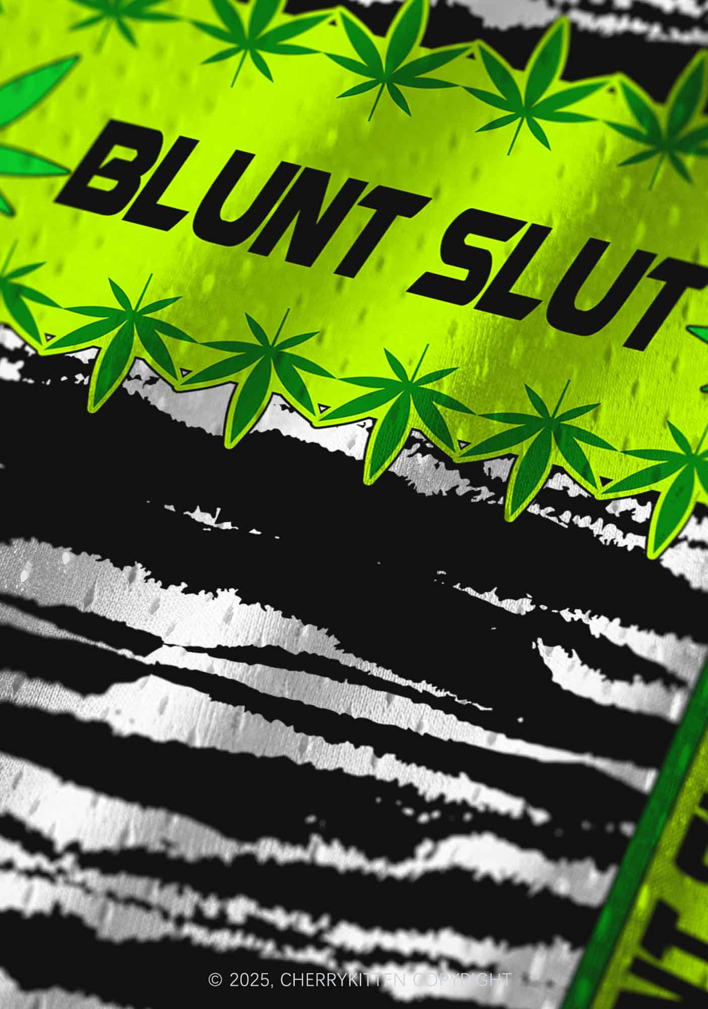 Custom Green Blunt Slxt Y2K Sport Jersey Tank Cherrykitten
